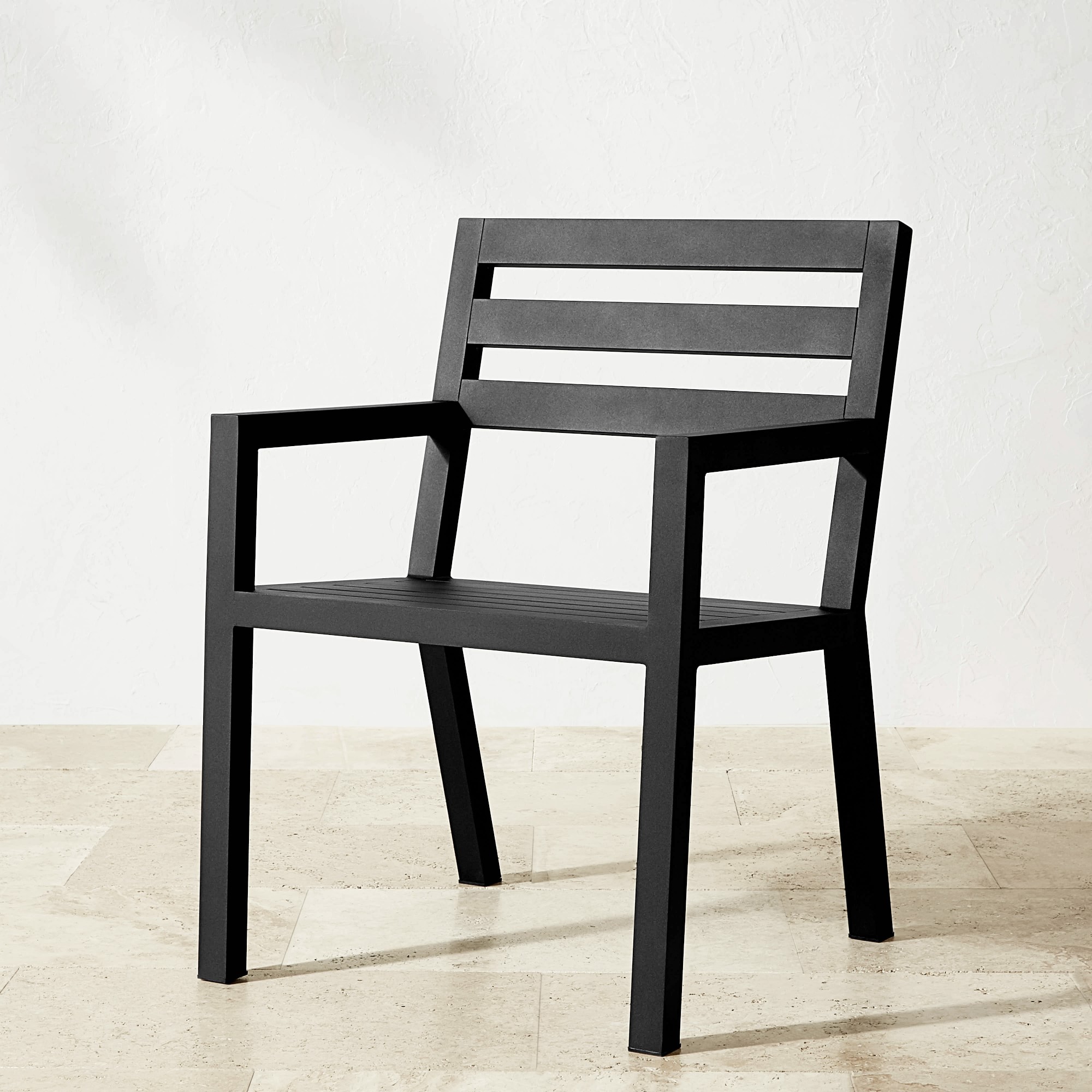 Ojai Outdoor Metal Dining Arm Chair