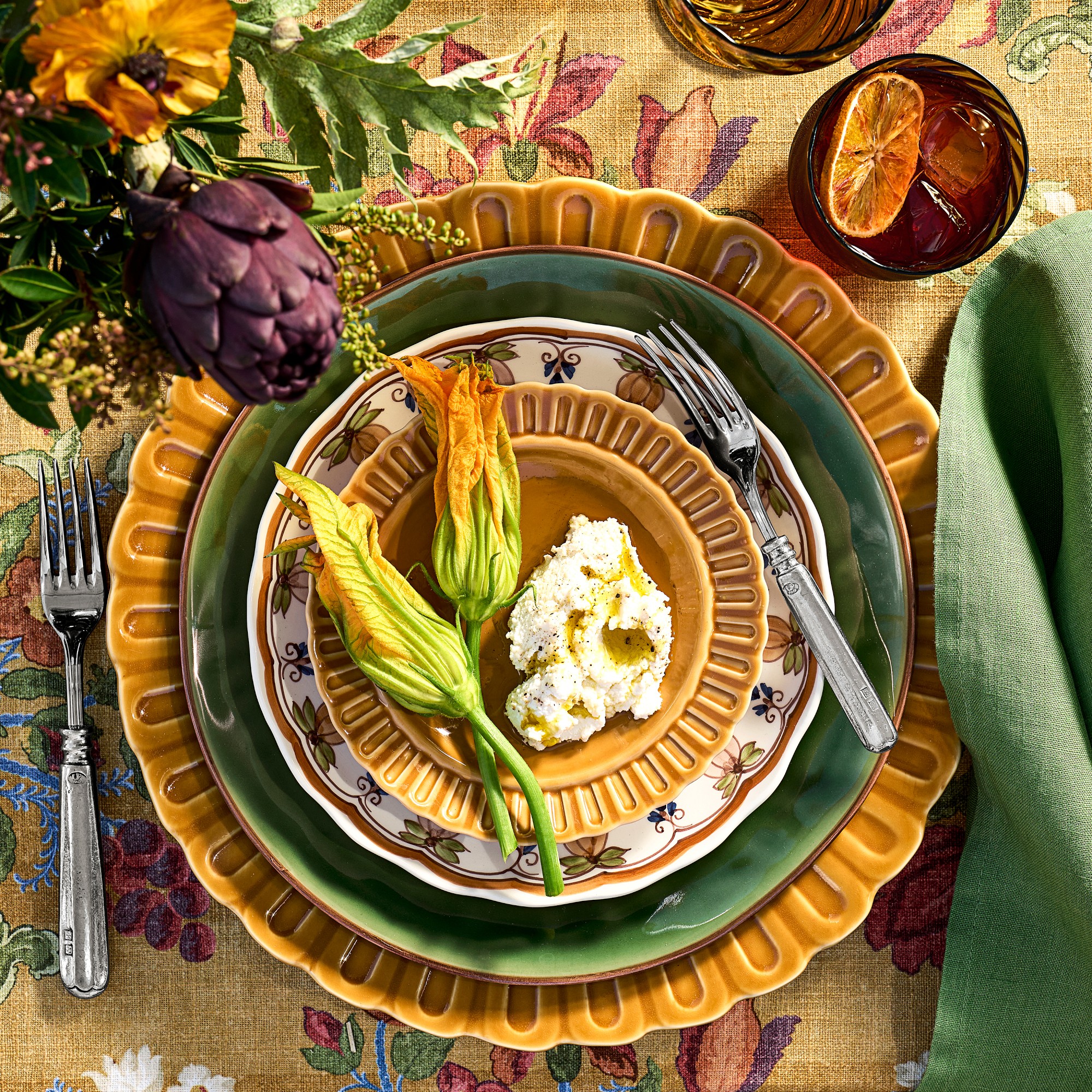 Wave Short Tumbler Glass