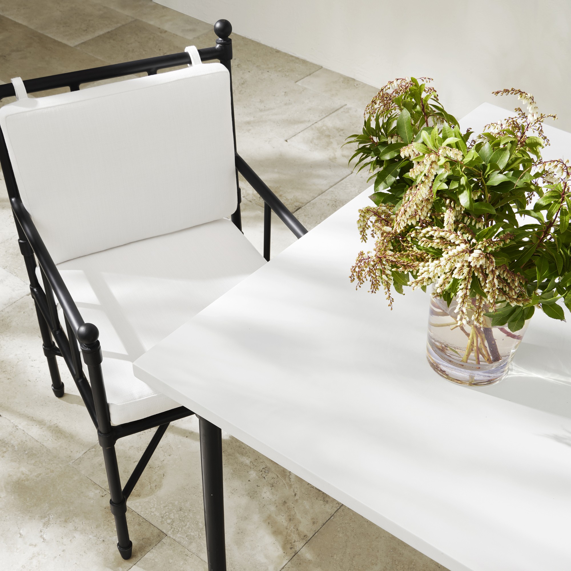 Calistoga Outdoor Fiberstone Dining Table (72