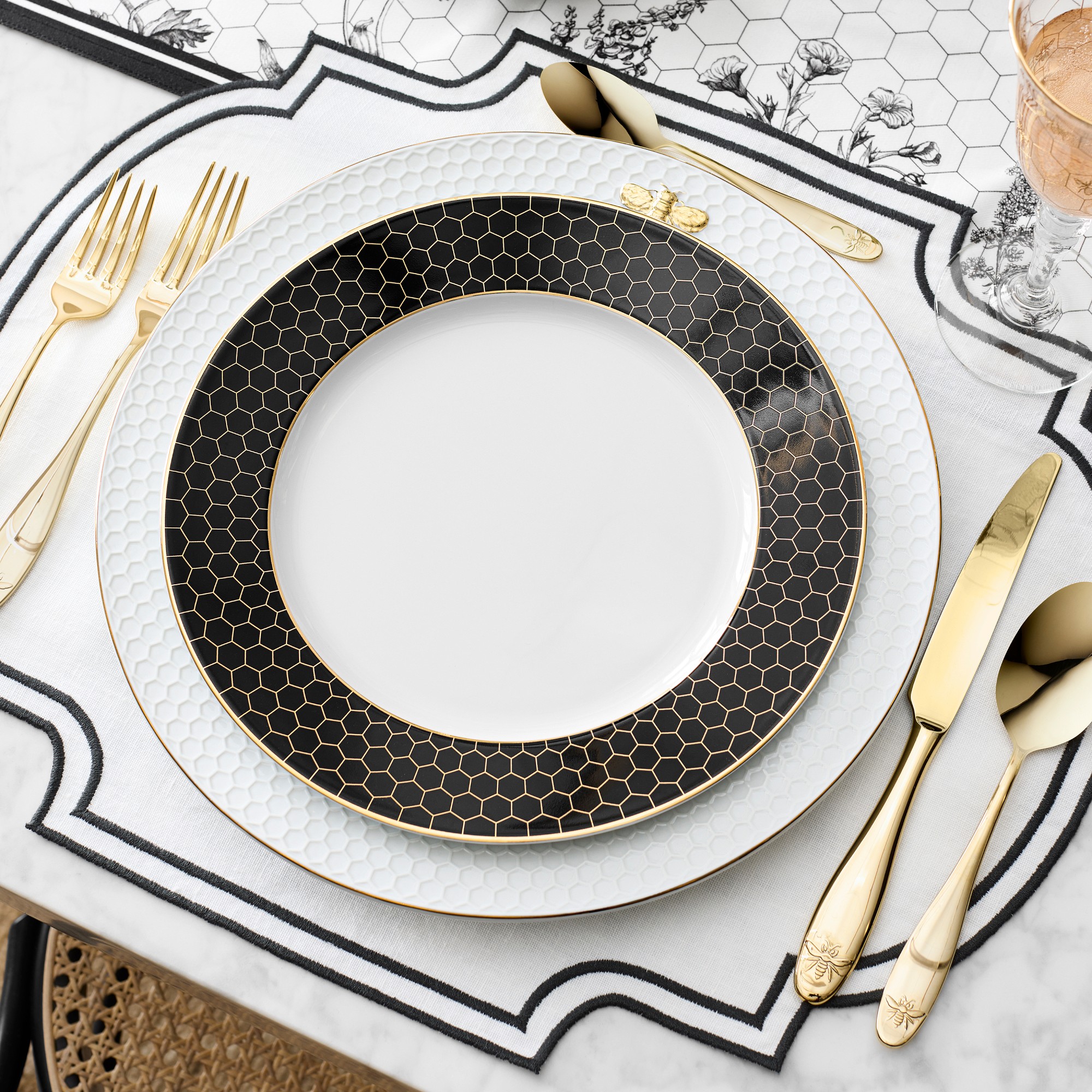 Honeycomb Dinner Plates
