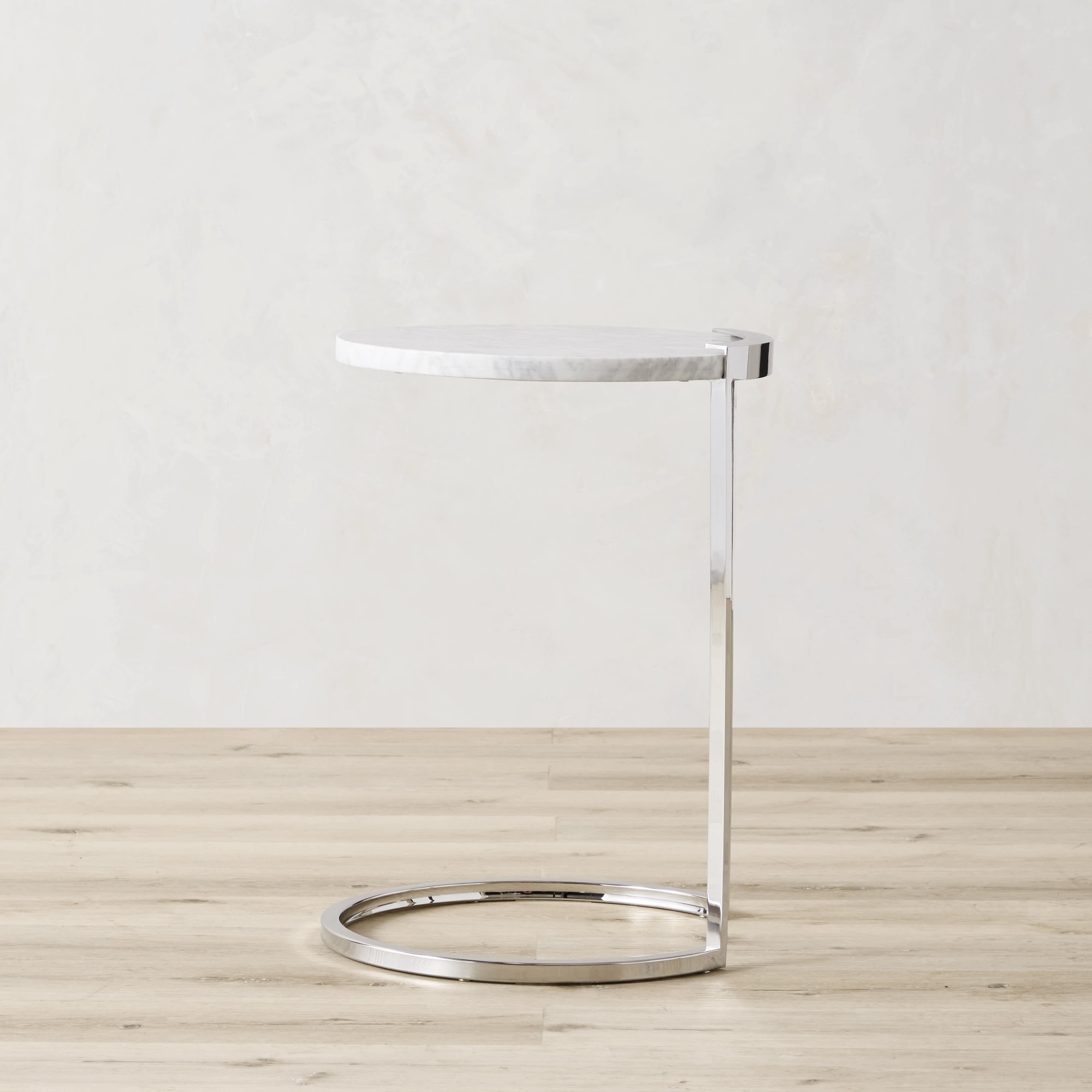 Marble & Metal Accent Table (18