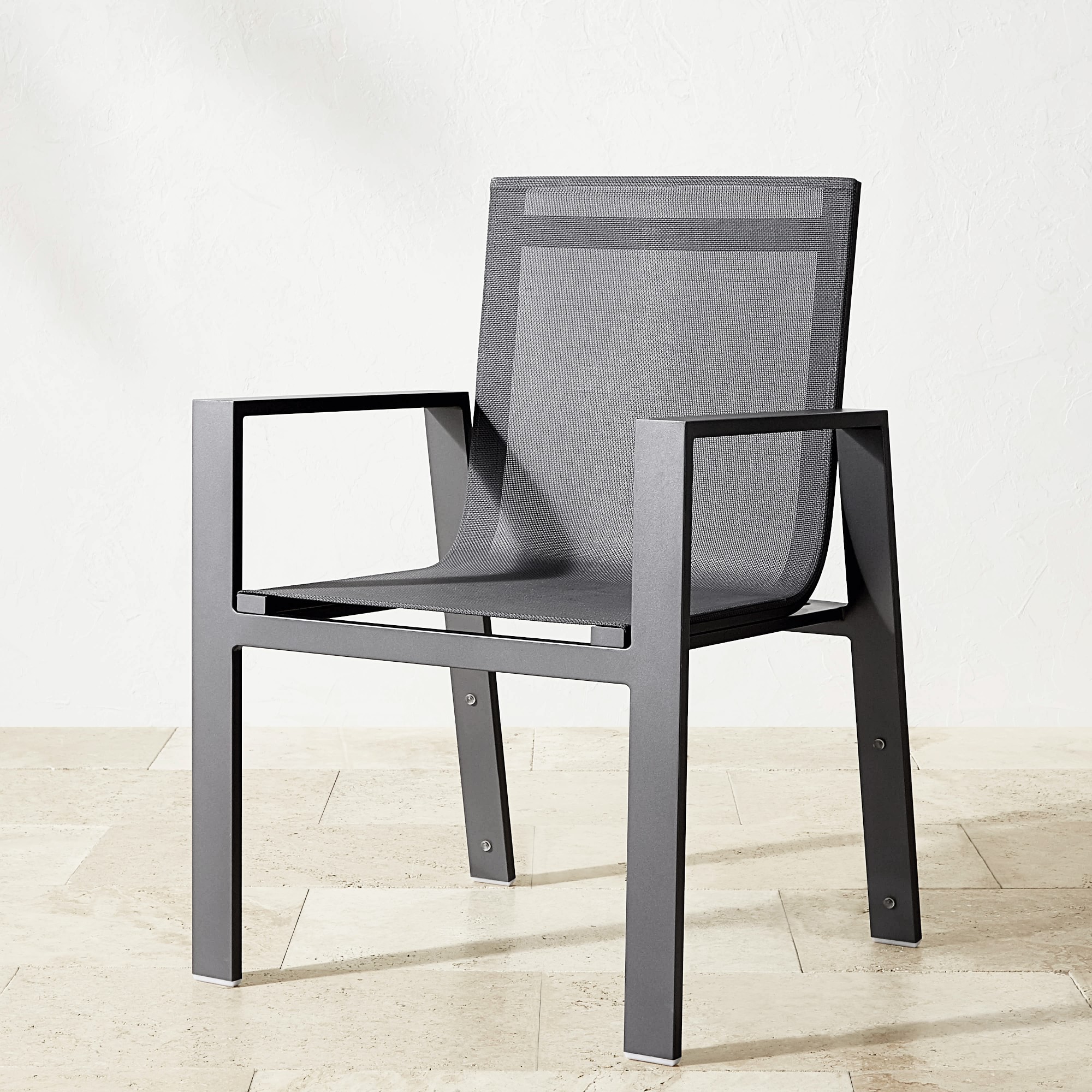 Santa Barbara Outdoor Metal Dining Armchair