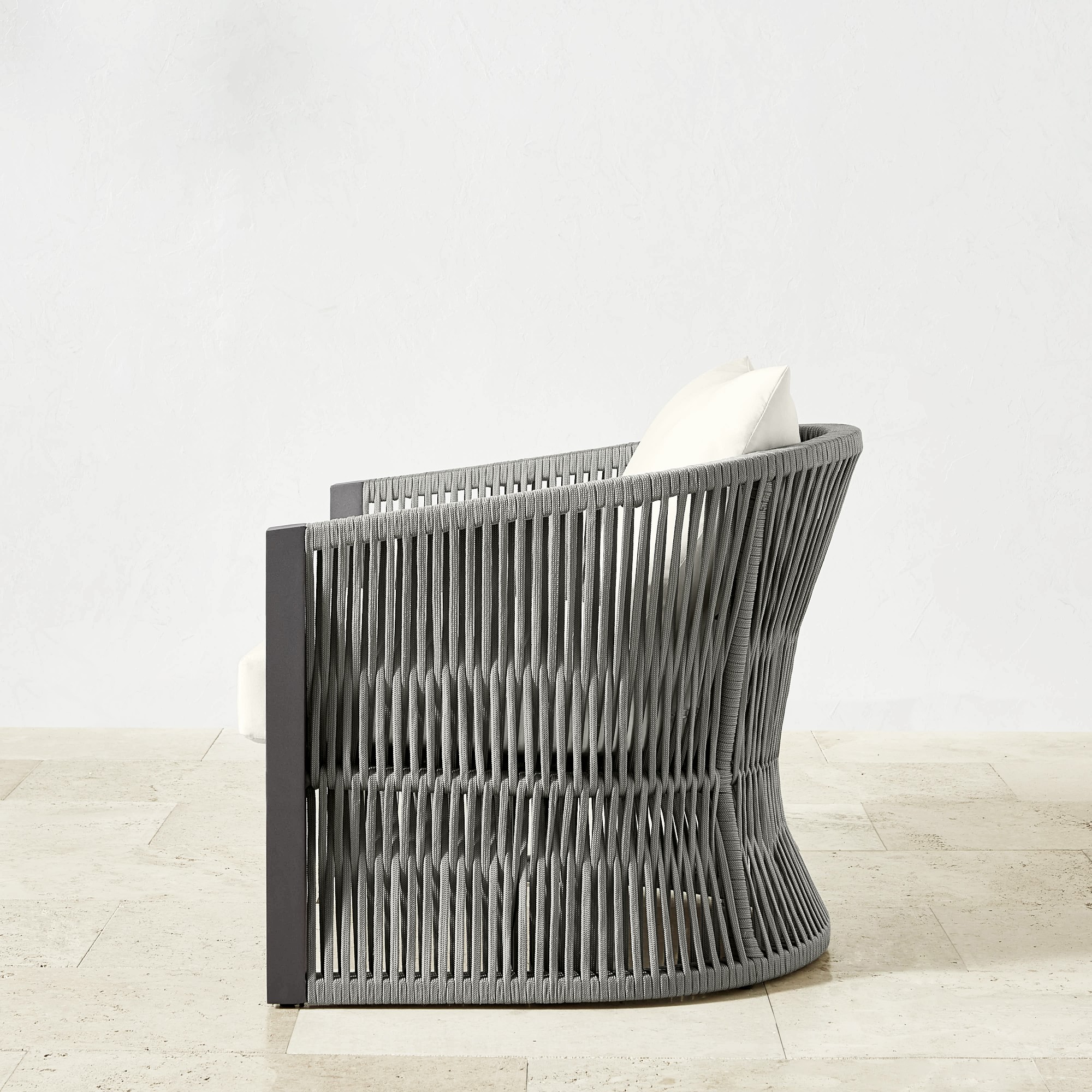 Pasadena Outdoor Metal Club Chair