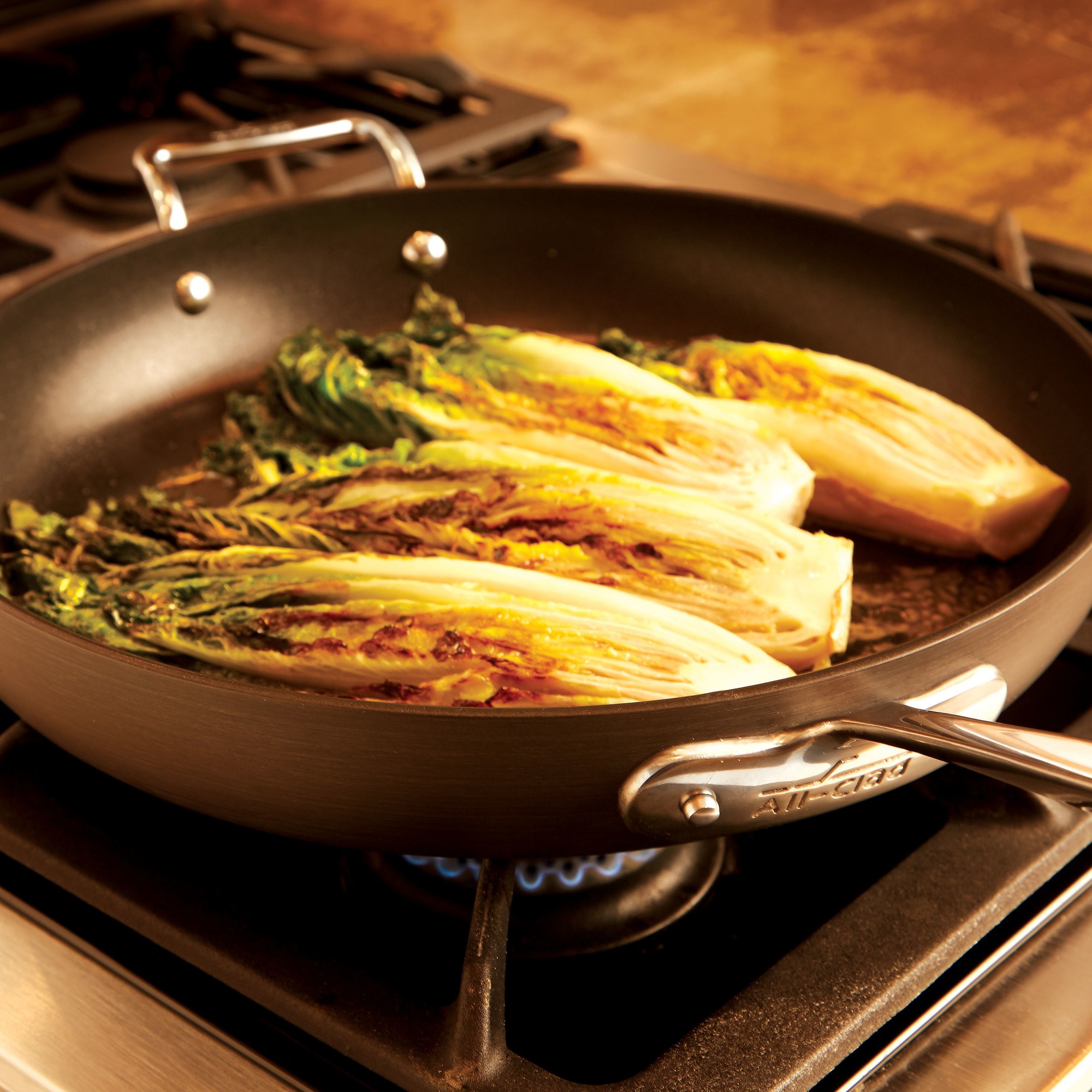 All-Clad HA1 Hard Anodized Nonstick Covered Chefs Pan, 12