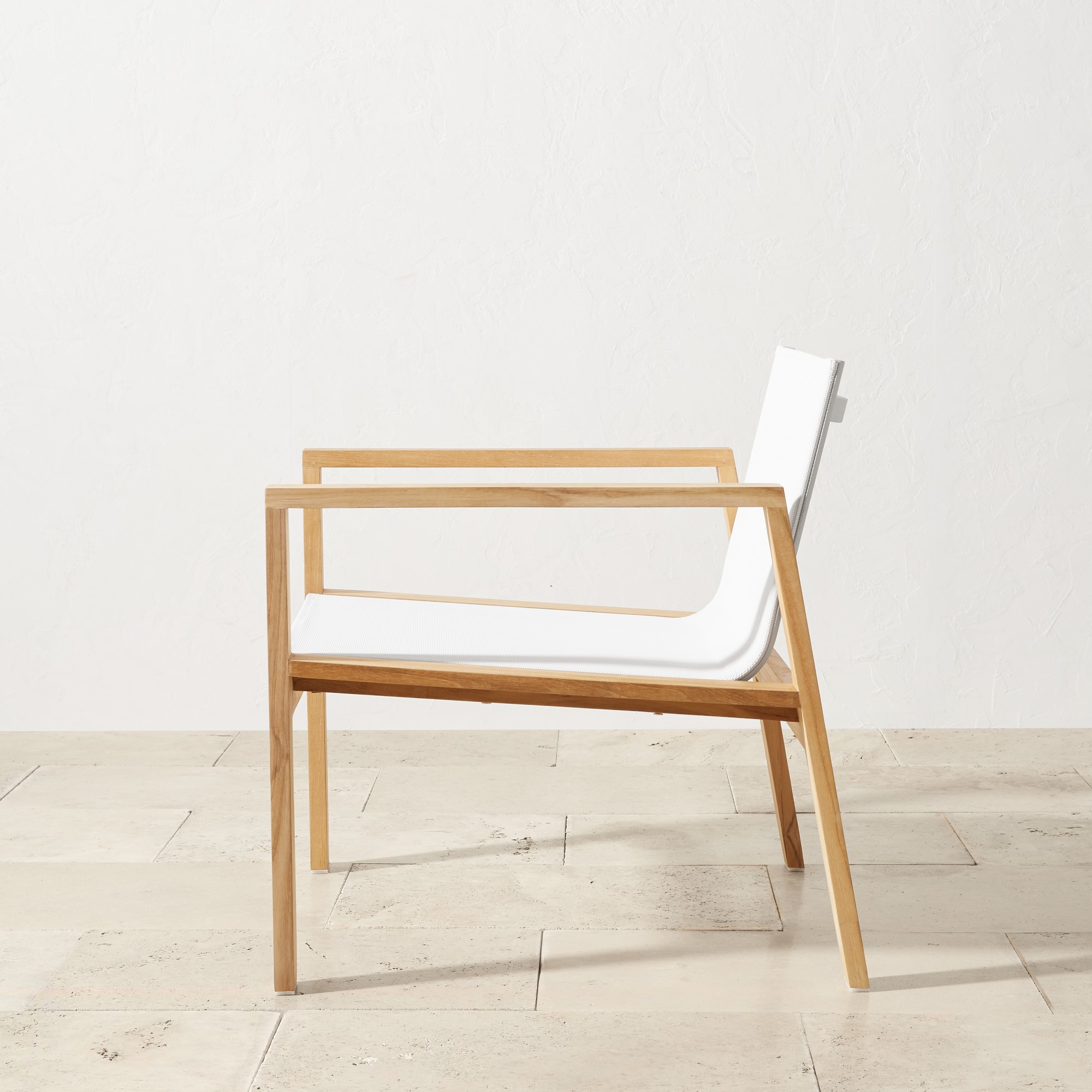 Santa Barbara Outdoor Natural Teak Club Chair