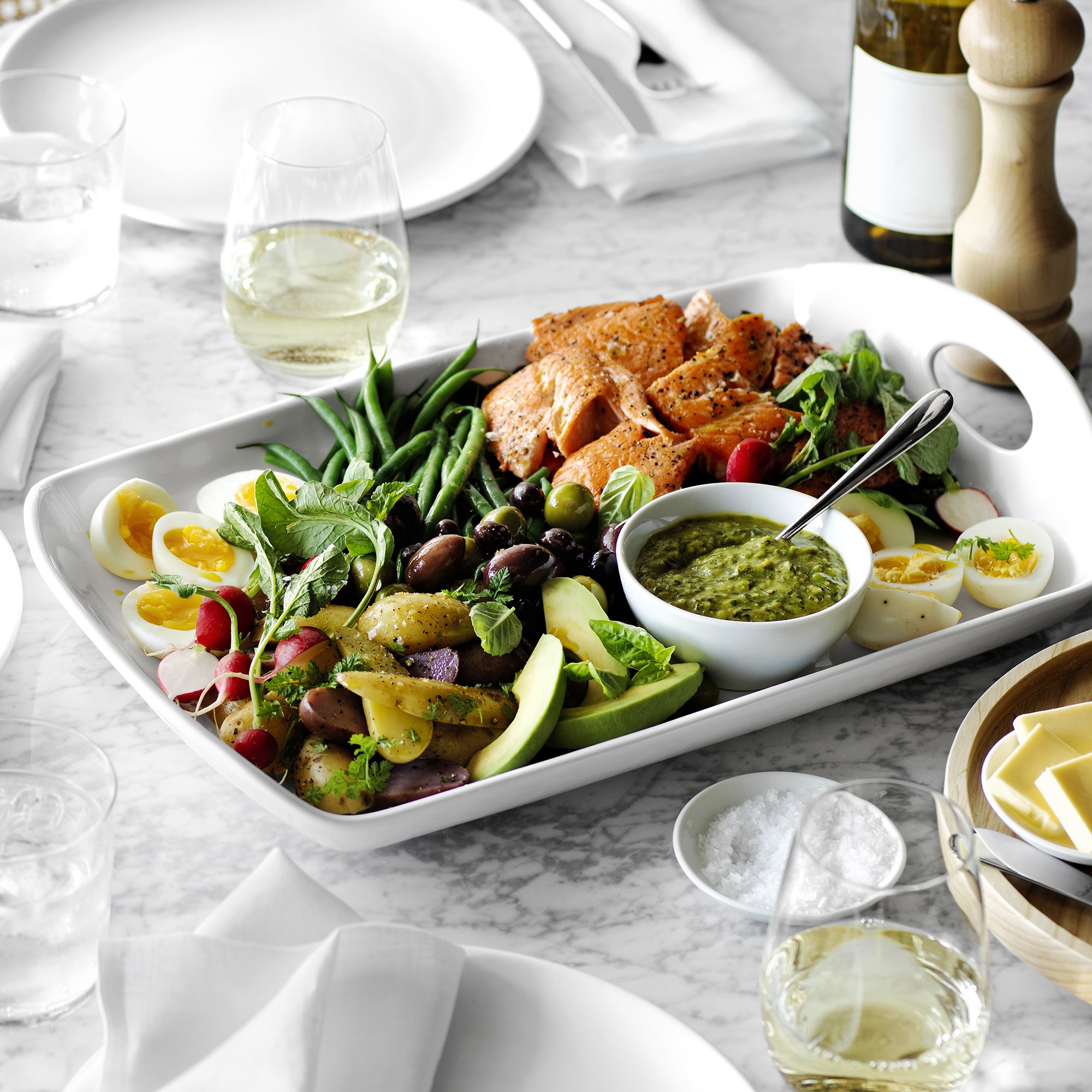 Open Kitchen by Williams Sonoma Large Rectangular Handled Platter