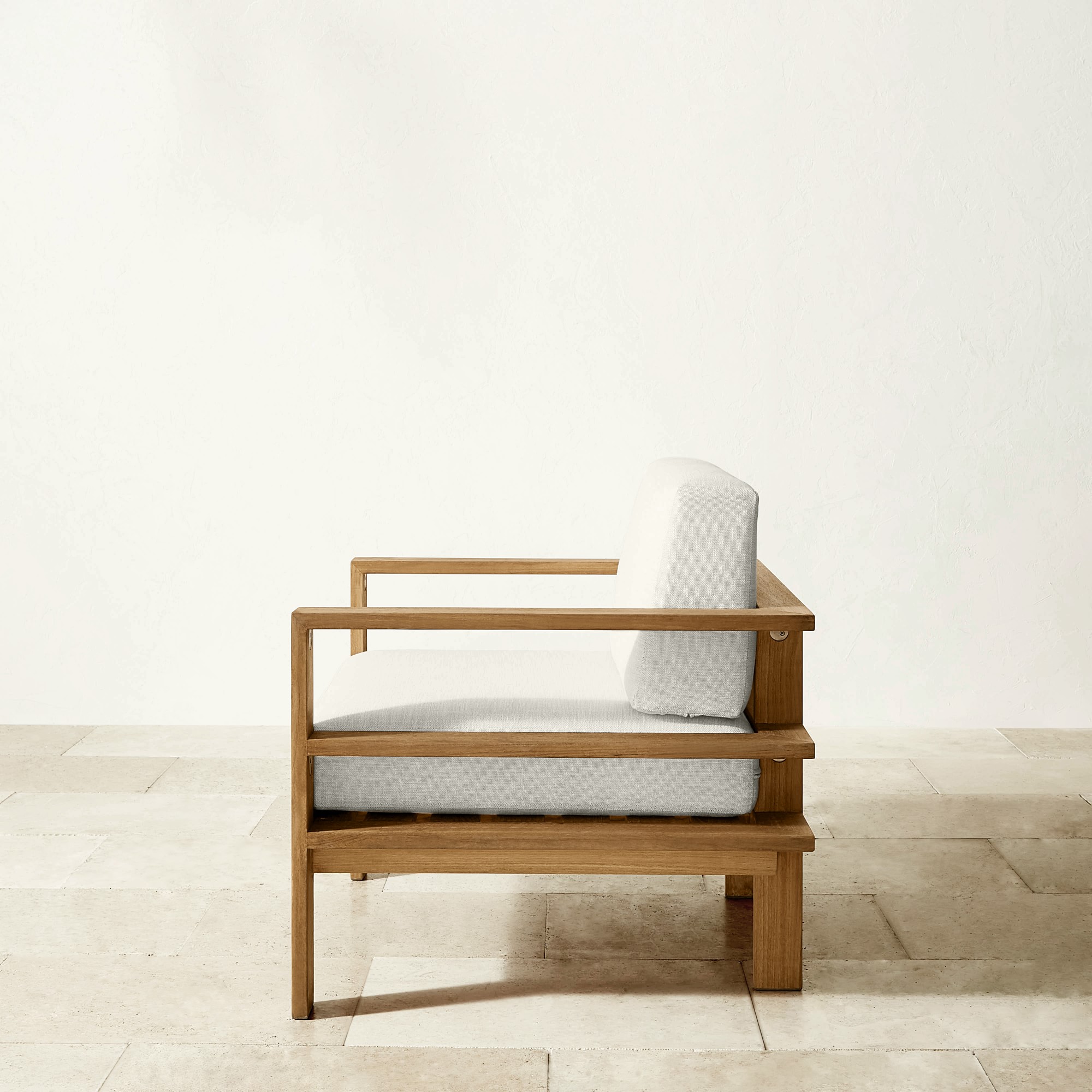 Ojai Outdoor Natural Teak Club Chair