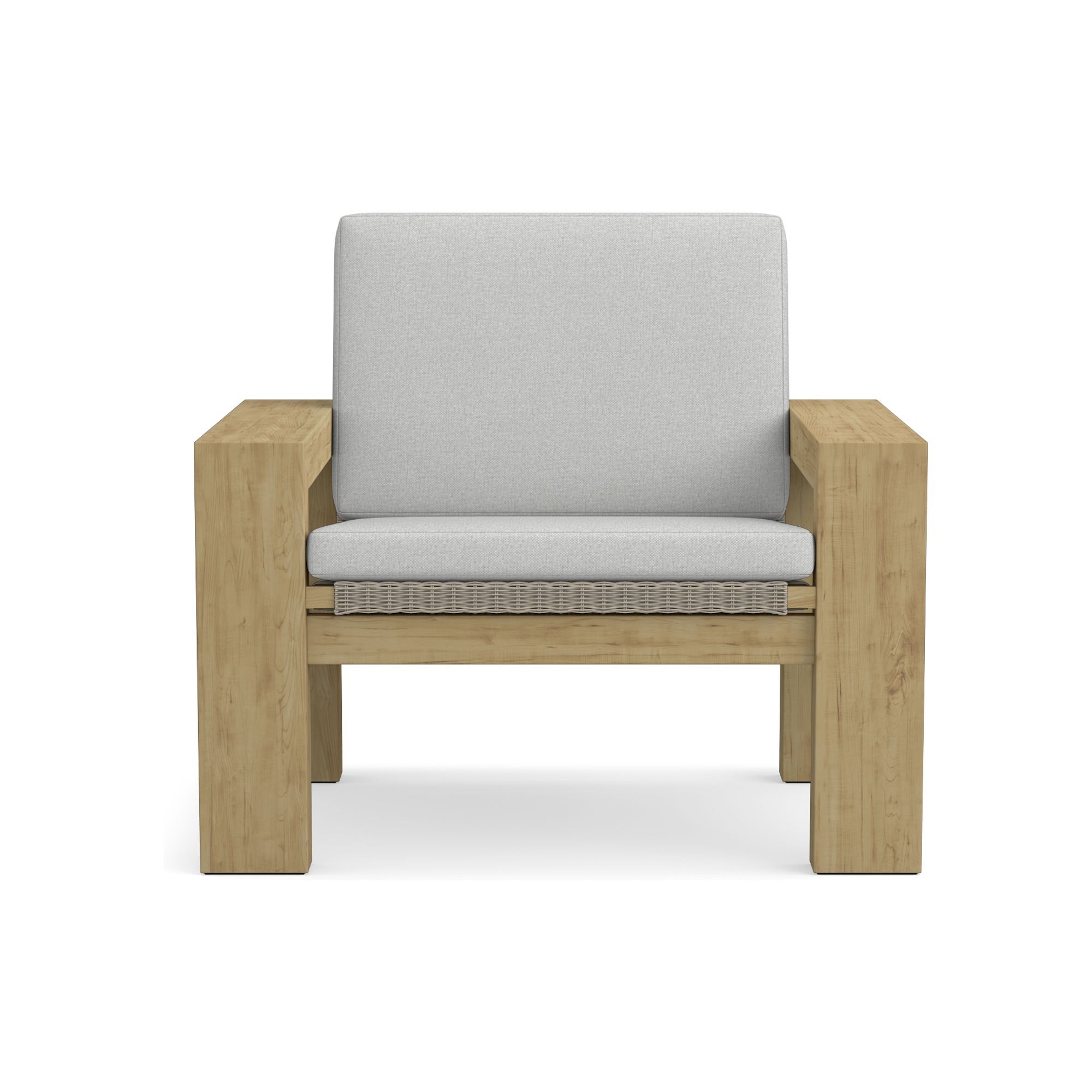 Larnaca Outdoor Teak x All-Weather-Weave Club Chair Cushions