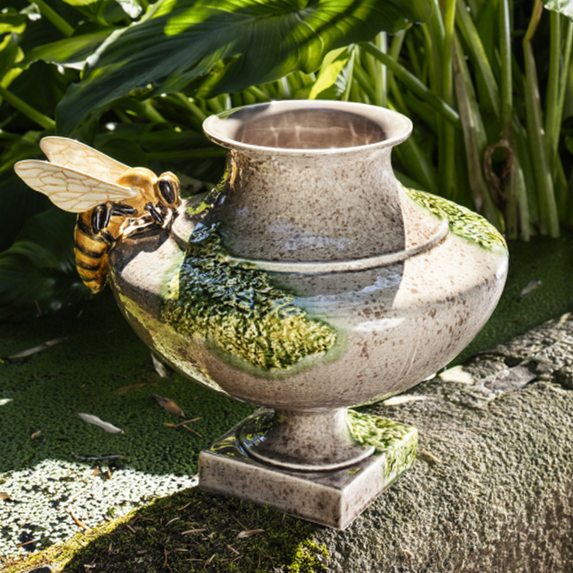 Bordallo Pinheiro The Meaning Vase with Bee