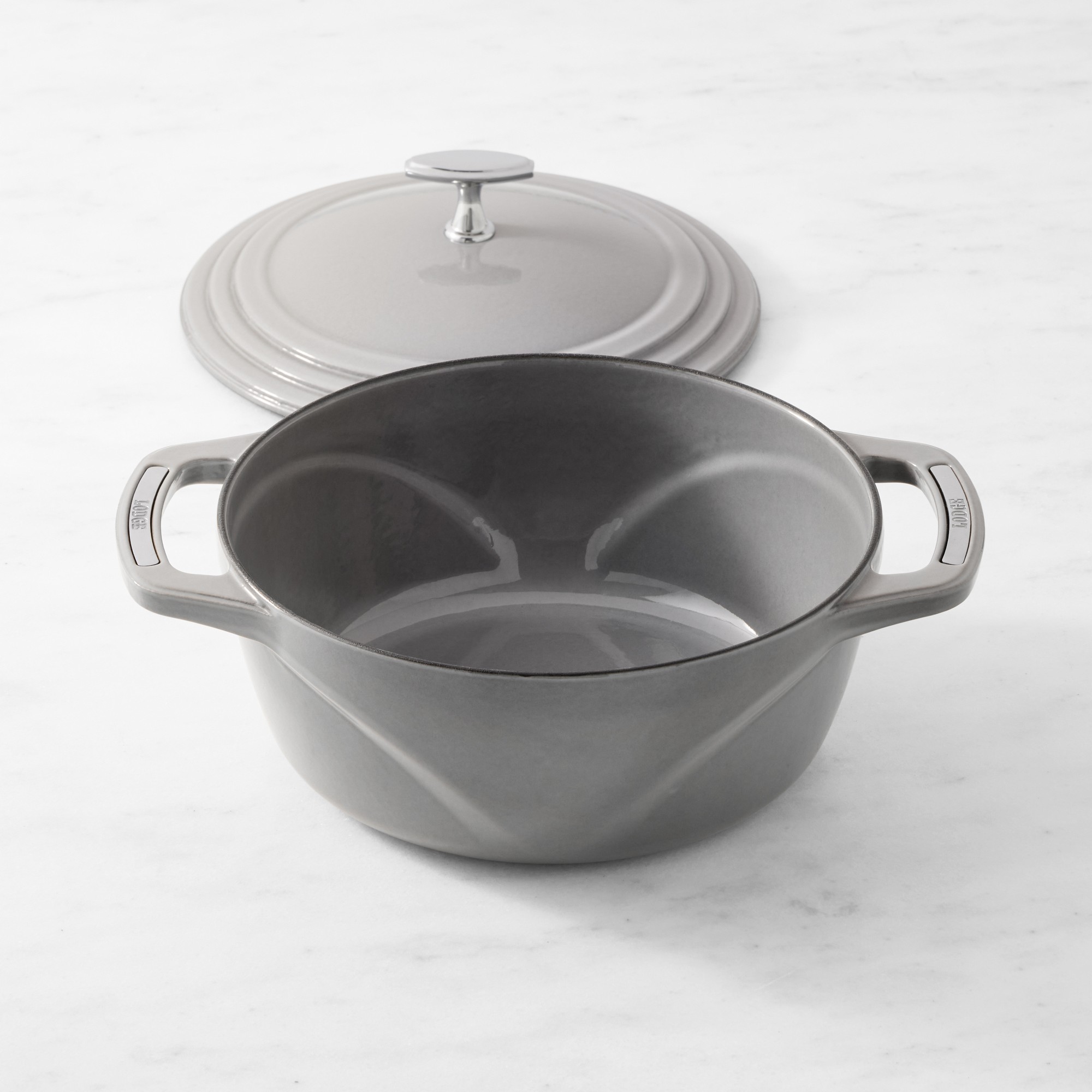 Lodge USA Enameled Cast Iron Dutch Oven