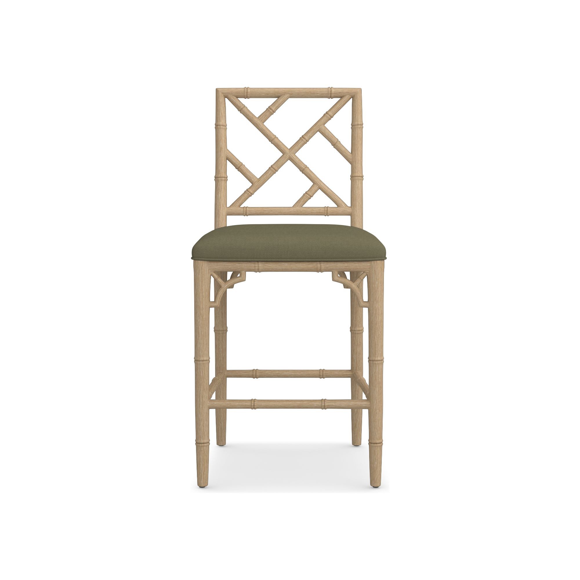 Chippendale Upholstered Bistro Counter Stool