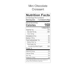 Galaxy Desserts® Ready-to-Bake Mini Plain & Chocolate Croissants, Set of 40