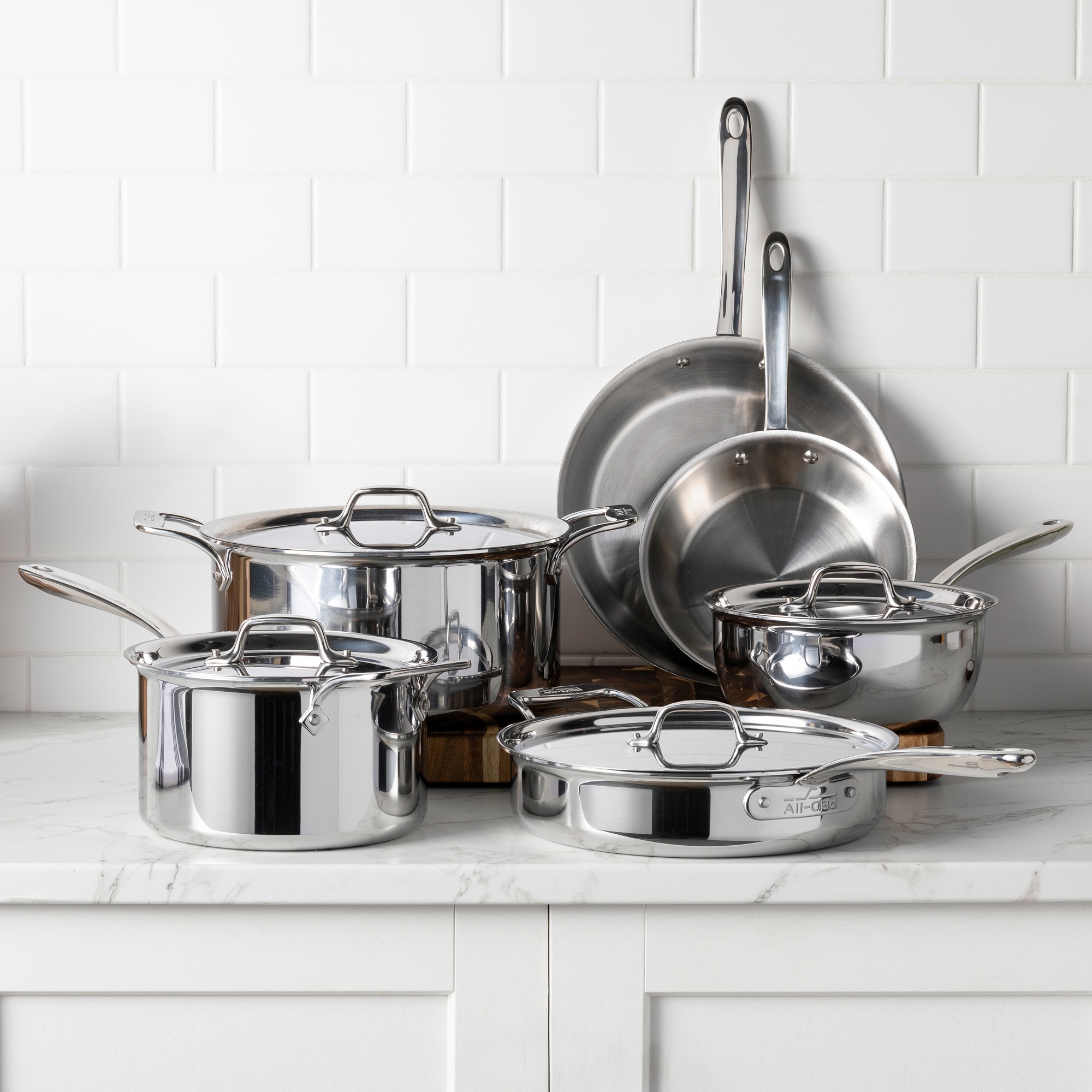 All-Clad G5™ Graphite Core Stainless-Steel 10-Piece Cookware Set