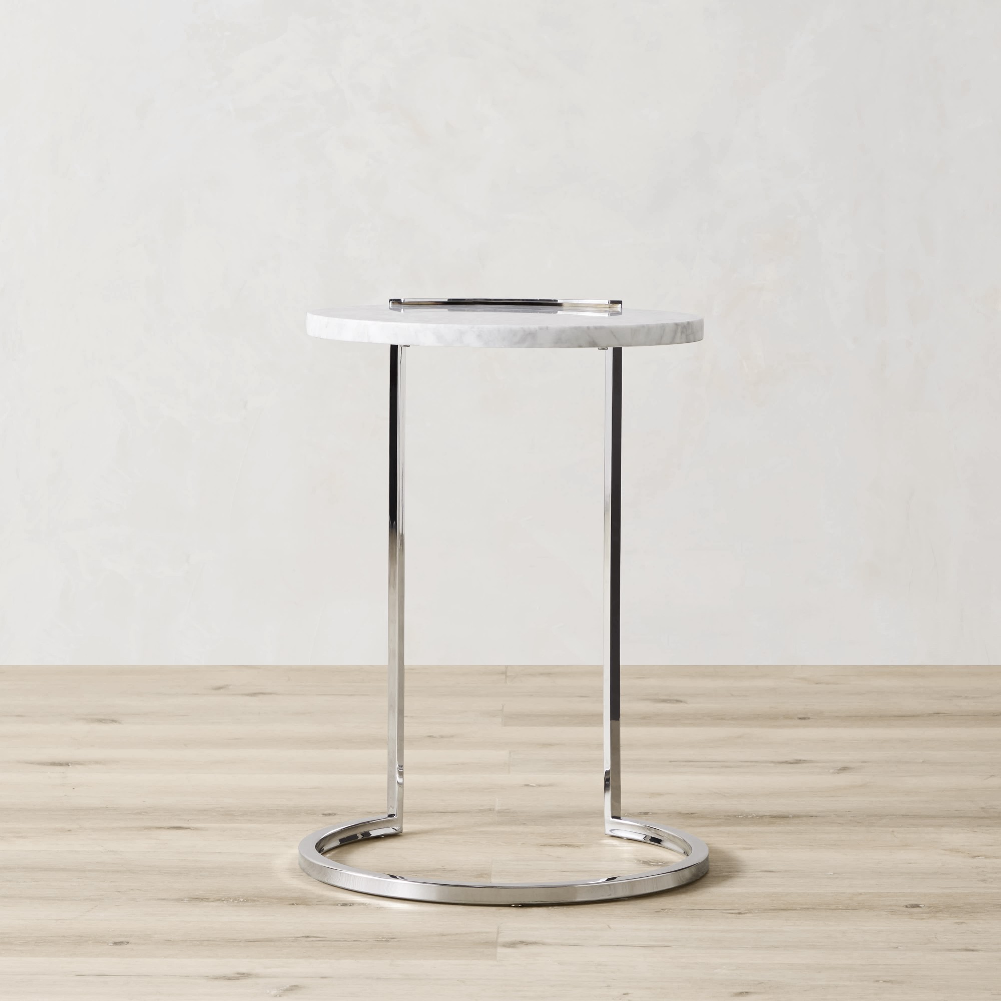 Marble & Metal Accent Table (18