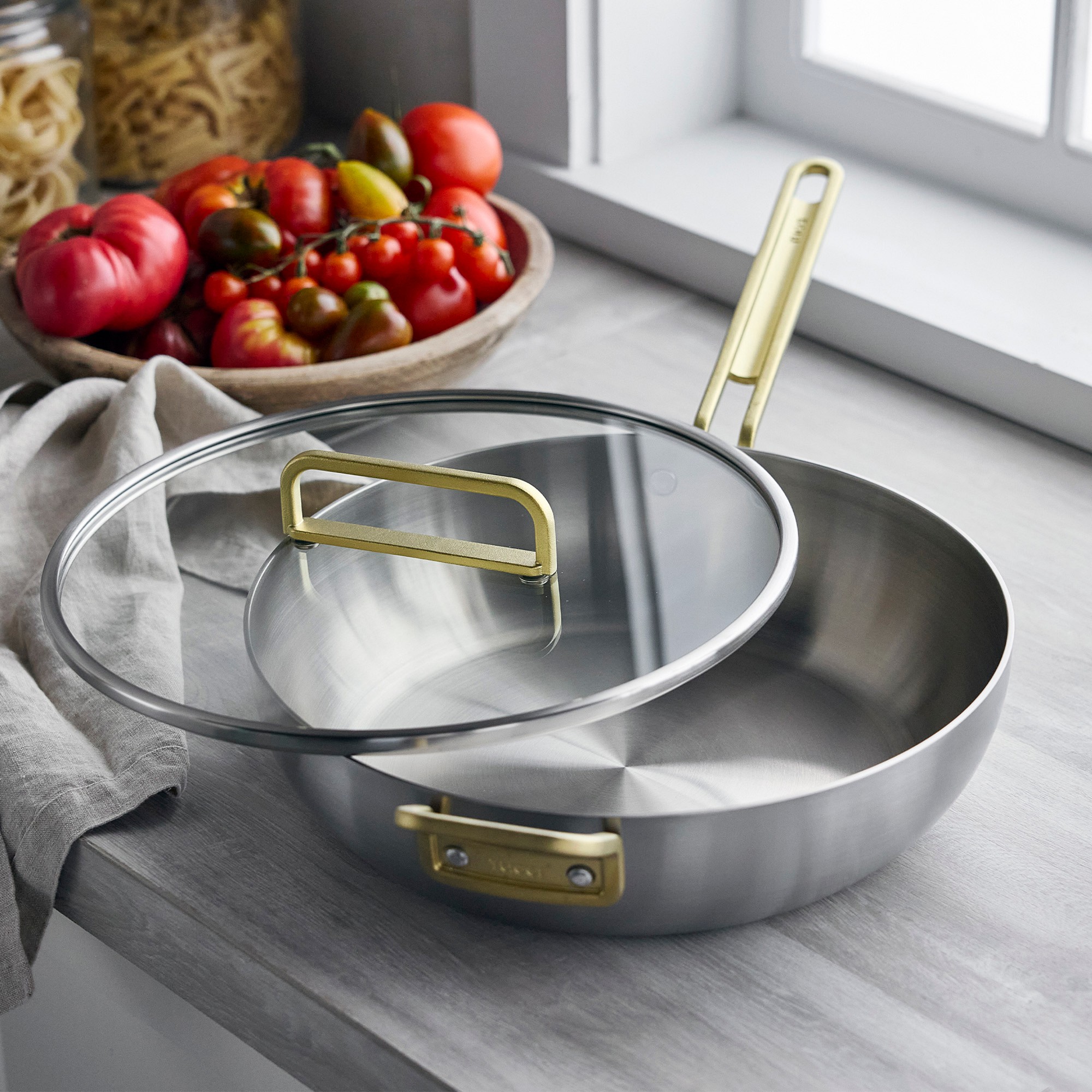 GreenPan™ Stanley Tucci™ Stainless-Steel Essential Stanley Pan, 6 1/2-Qt.