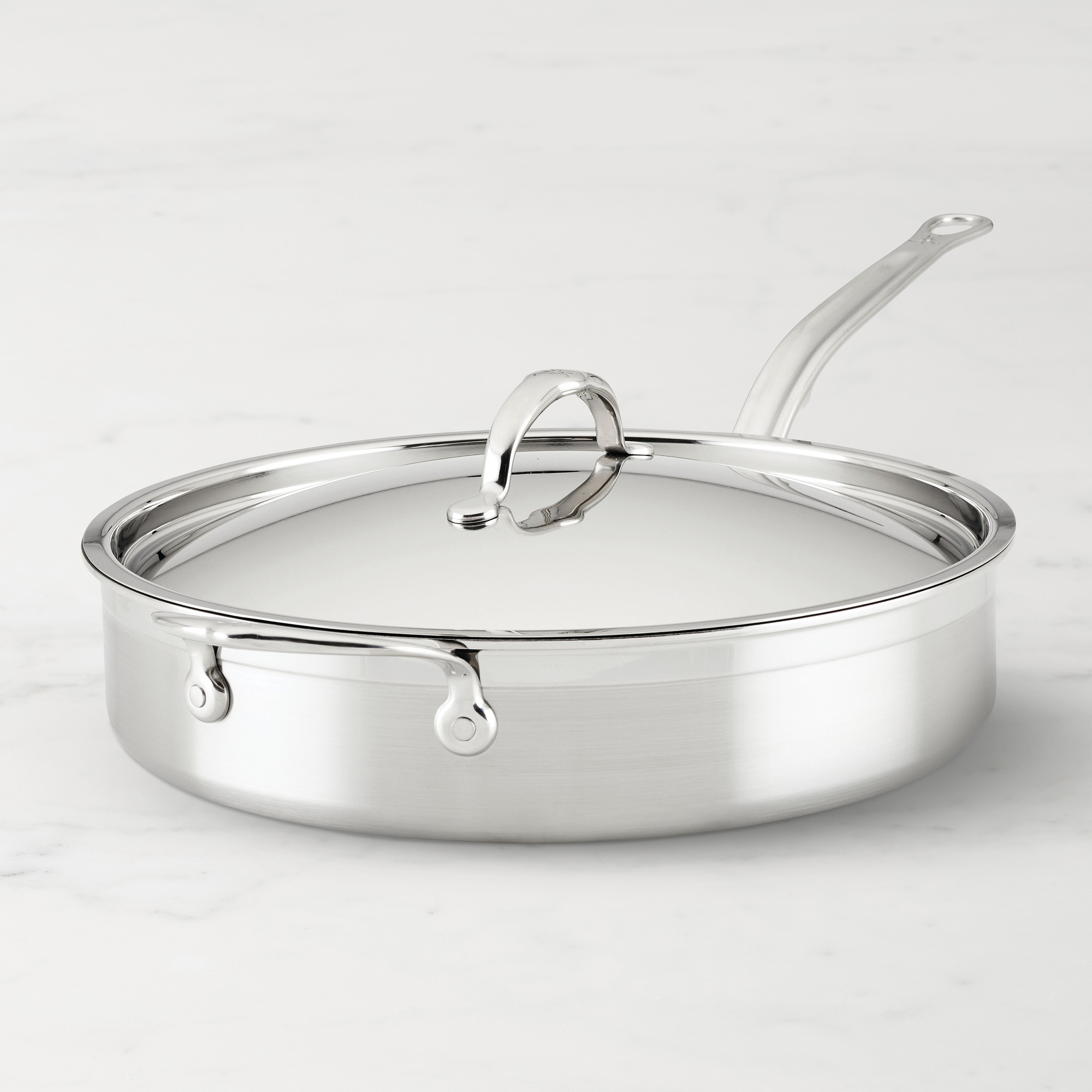 Hestan ProBond Professional Clad Stainless-Steel TITUM Nonstick Sauté Pan