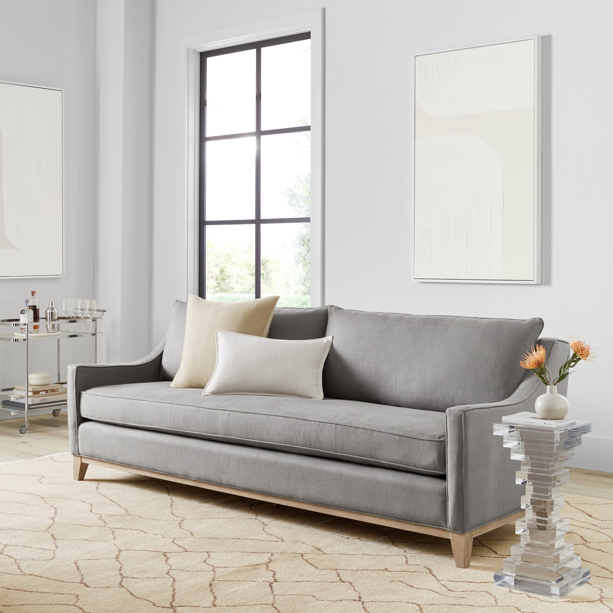 Stacked Acrylic Accent Table (10