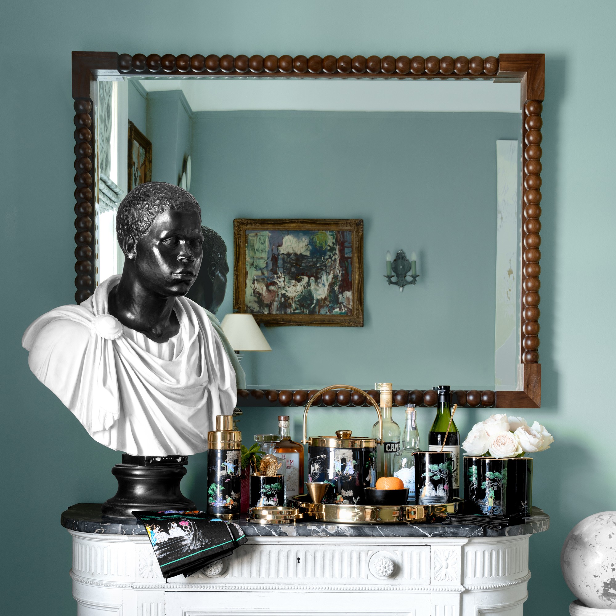 Sheila Bridges x Williams Sonoma Harlem Toile Cocktail Shaker