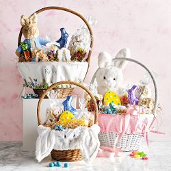 Pottery Barn Kids x Williams Sonoma Small Fur Bunny Easter Basket