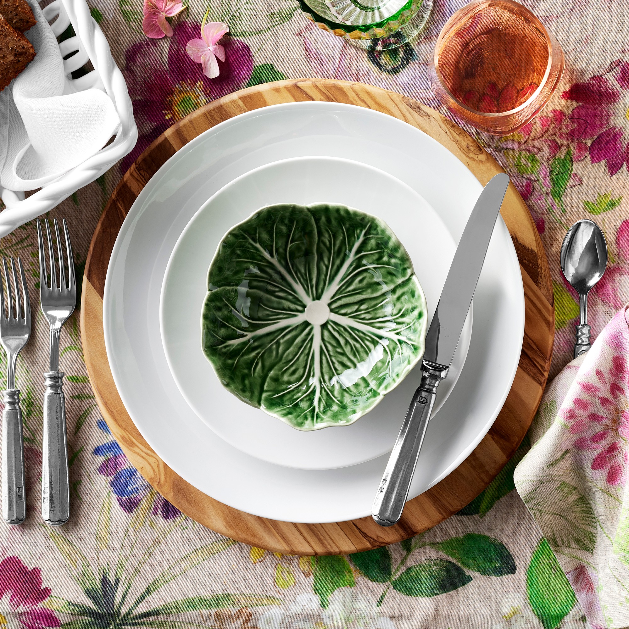 Pillivuyt Coupe Porcelain Salad Plates