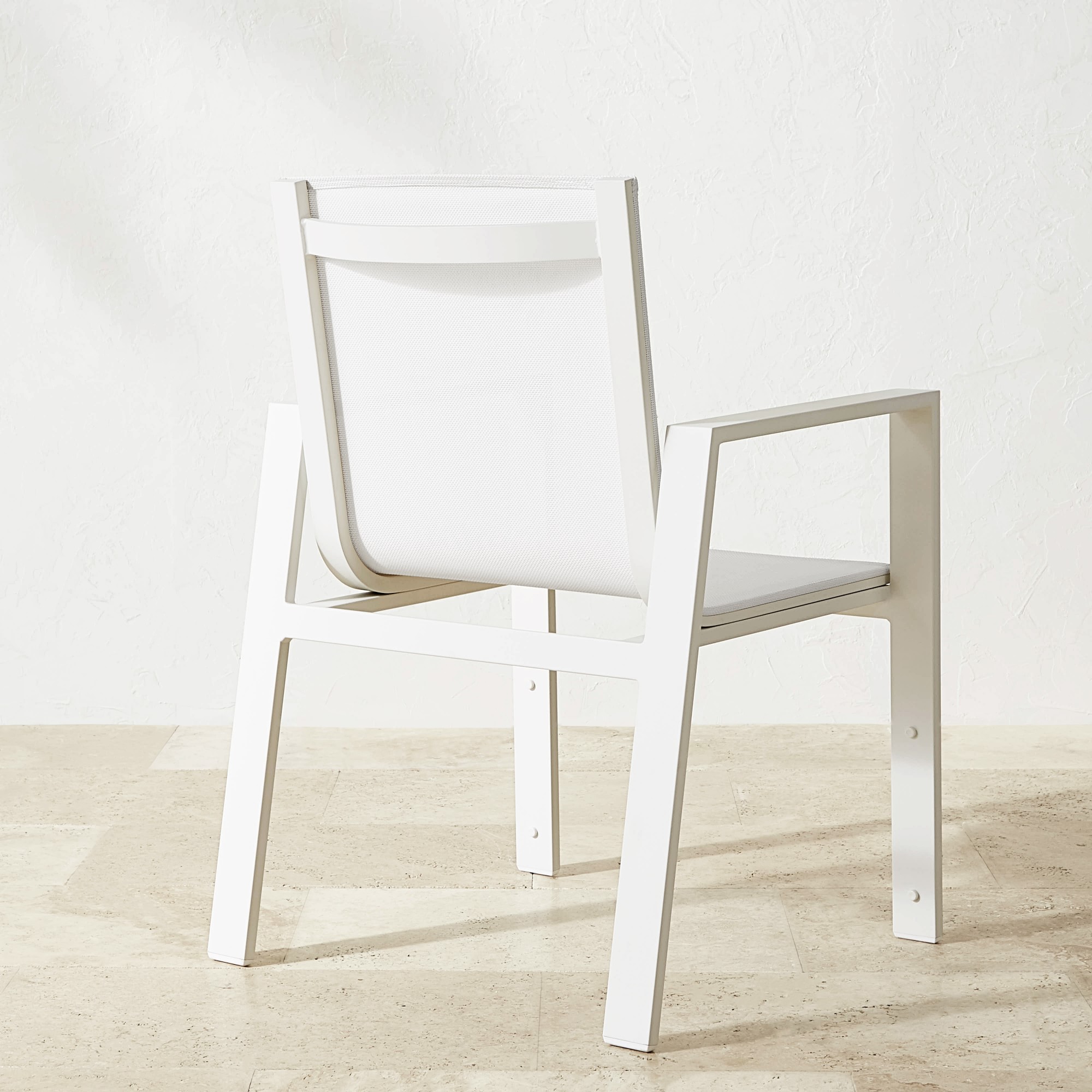 Santa Barbara Outdoor Metal Dining Armchair