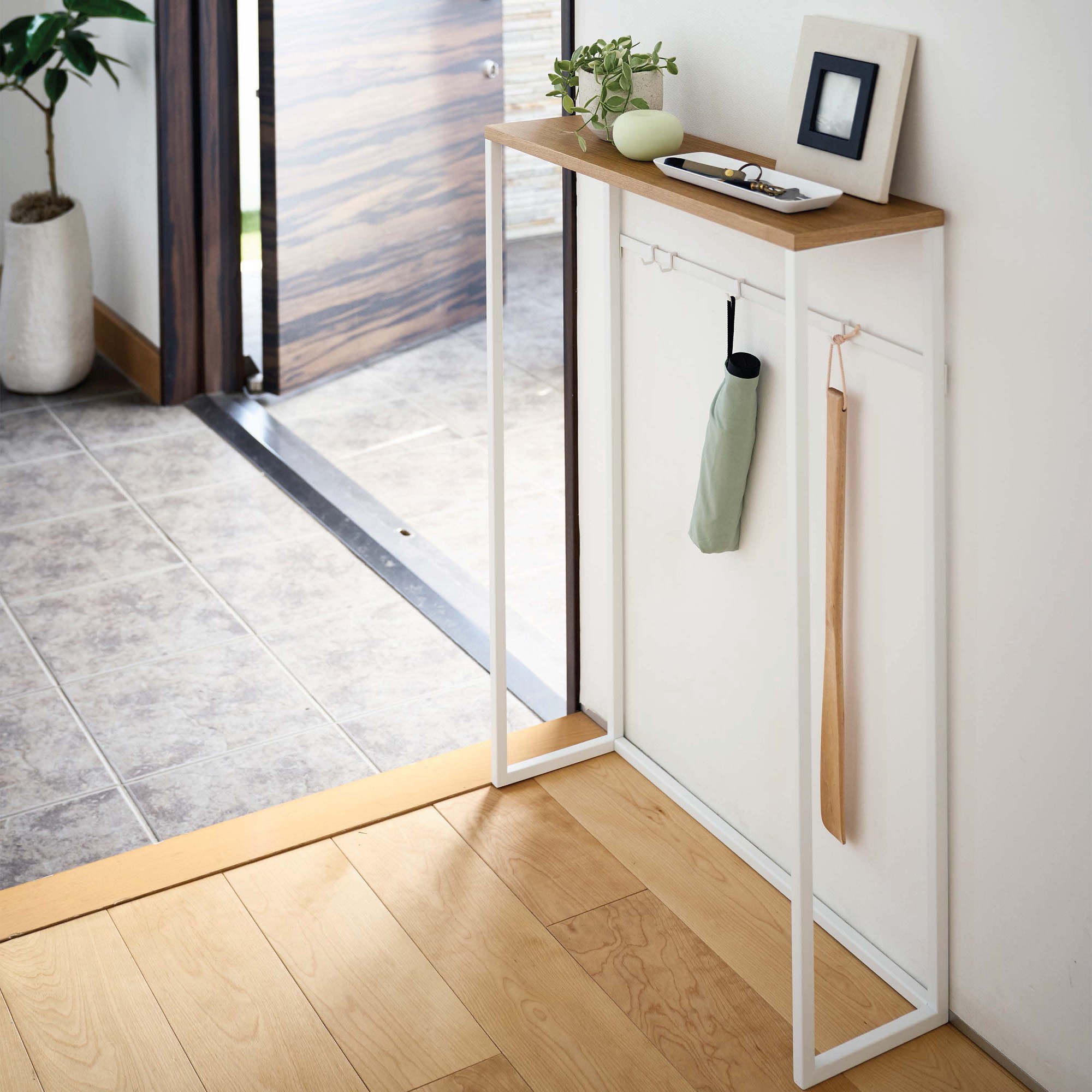 Yamazaki Home Narrow Entryway Console Table