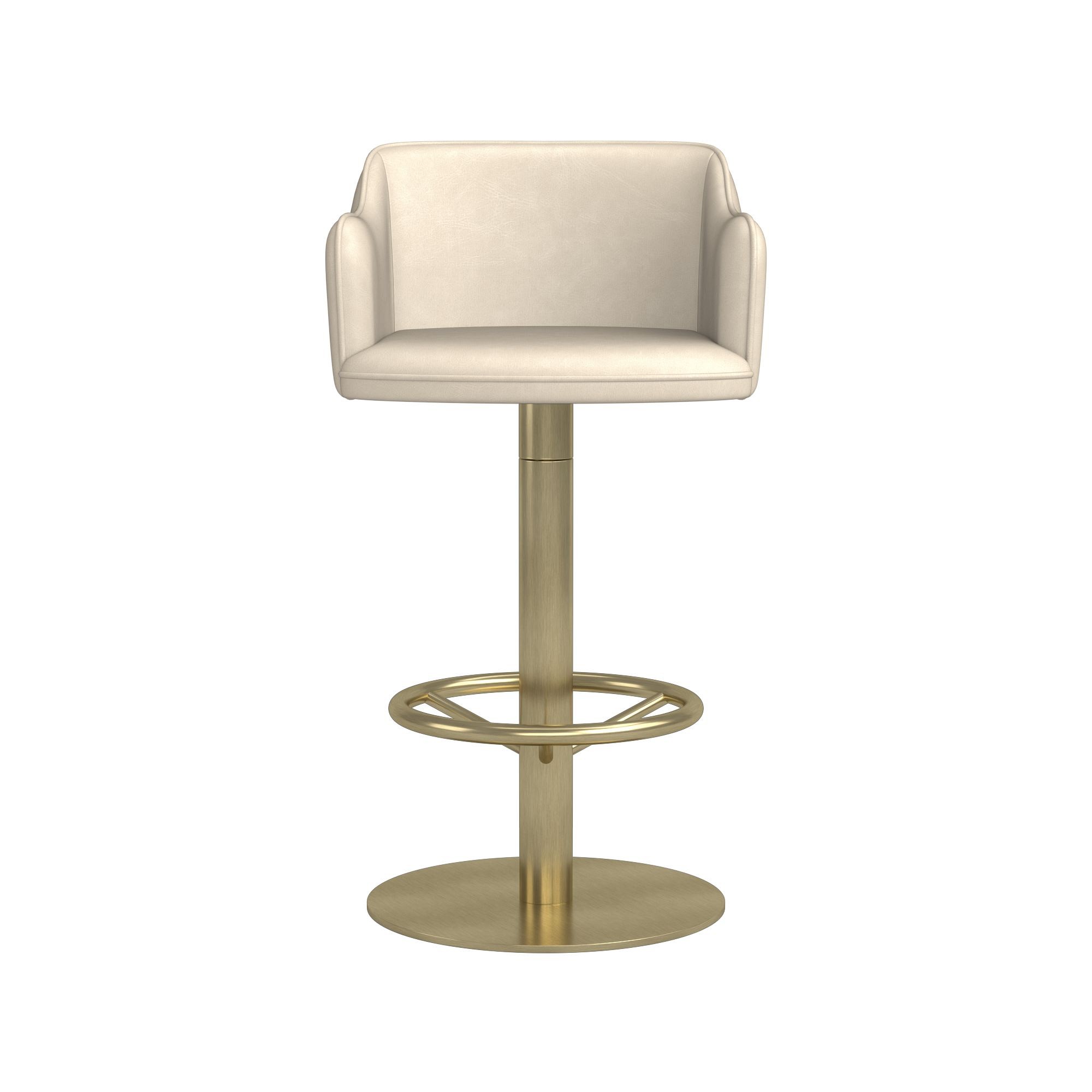 Harding Upholstered Pedestal Counter  & Bar Stool