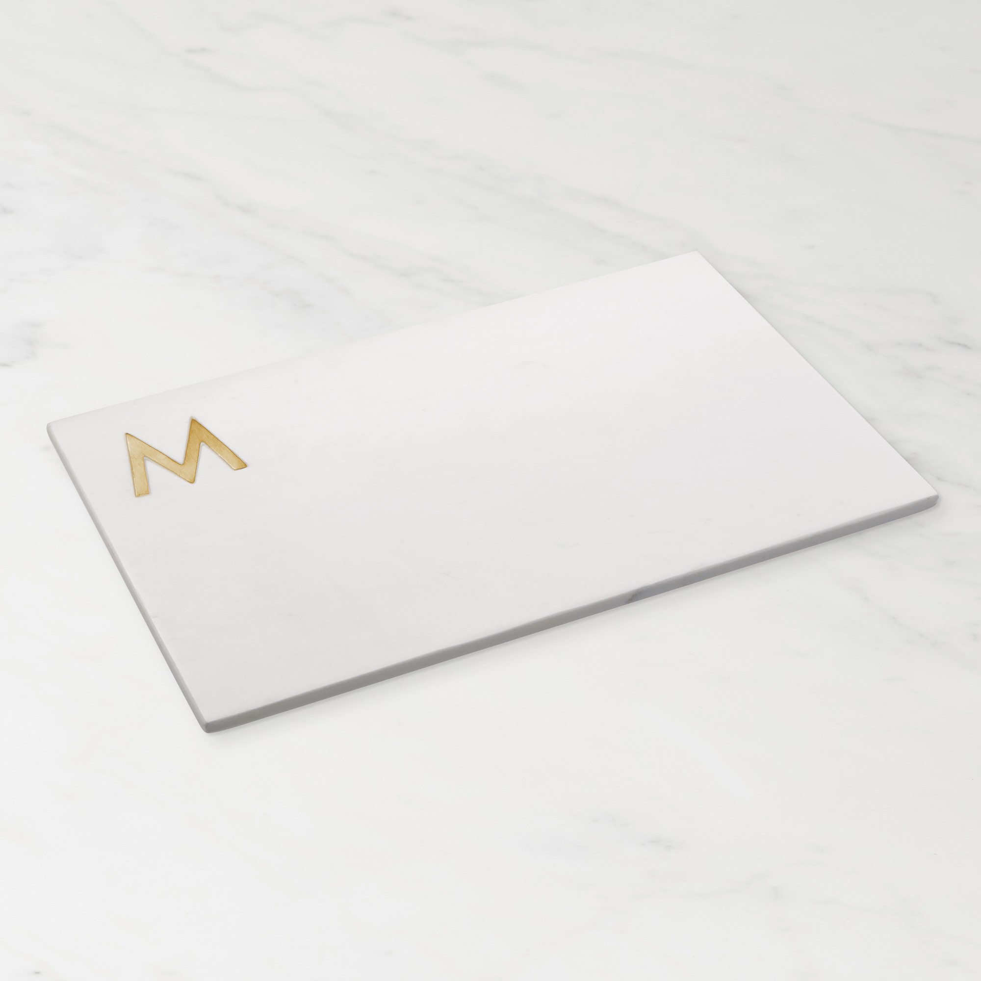 Marble & Brass Monogram Board