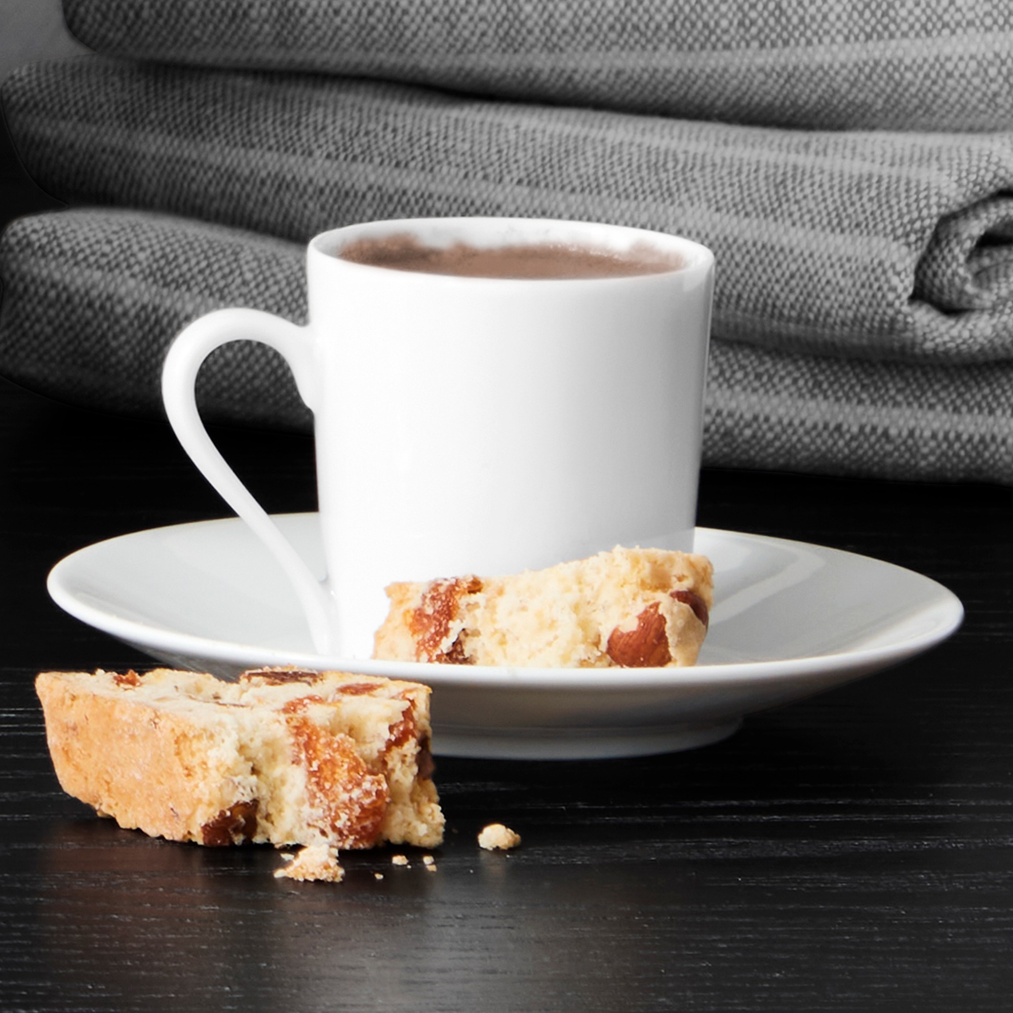 Apilco Tuileries Espresso Cups & Saucers, Set of 4