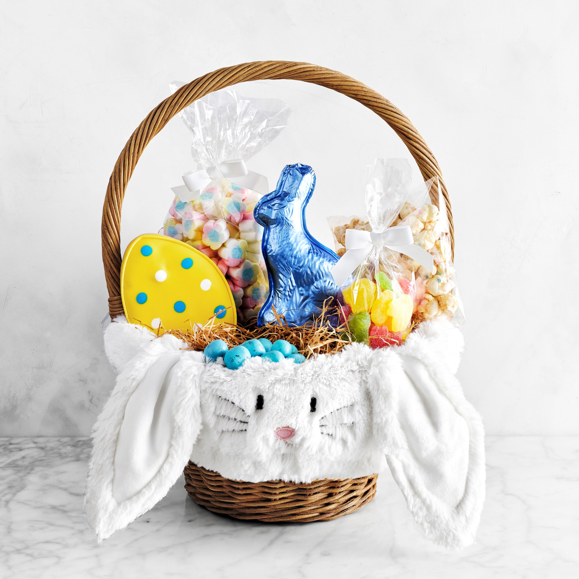 Pottery Barn Kids x Williams Sonoma Small Fur Bunny Easter Basket