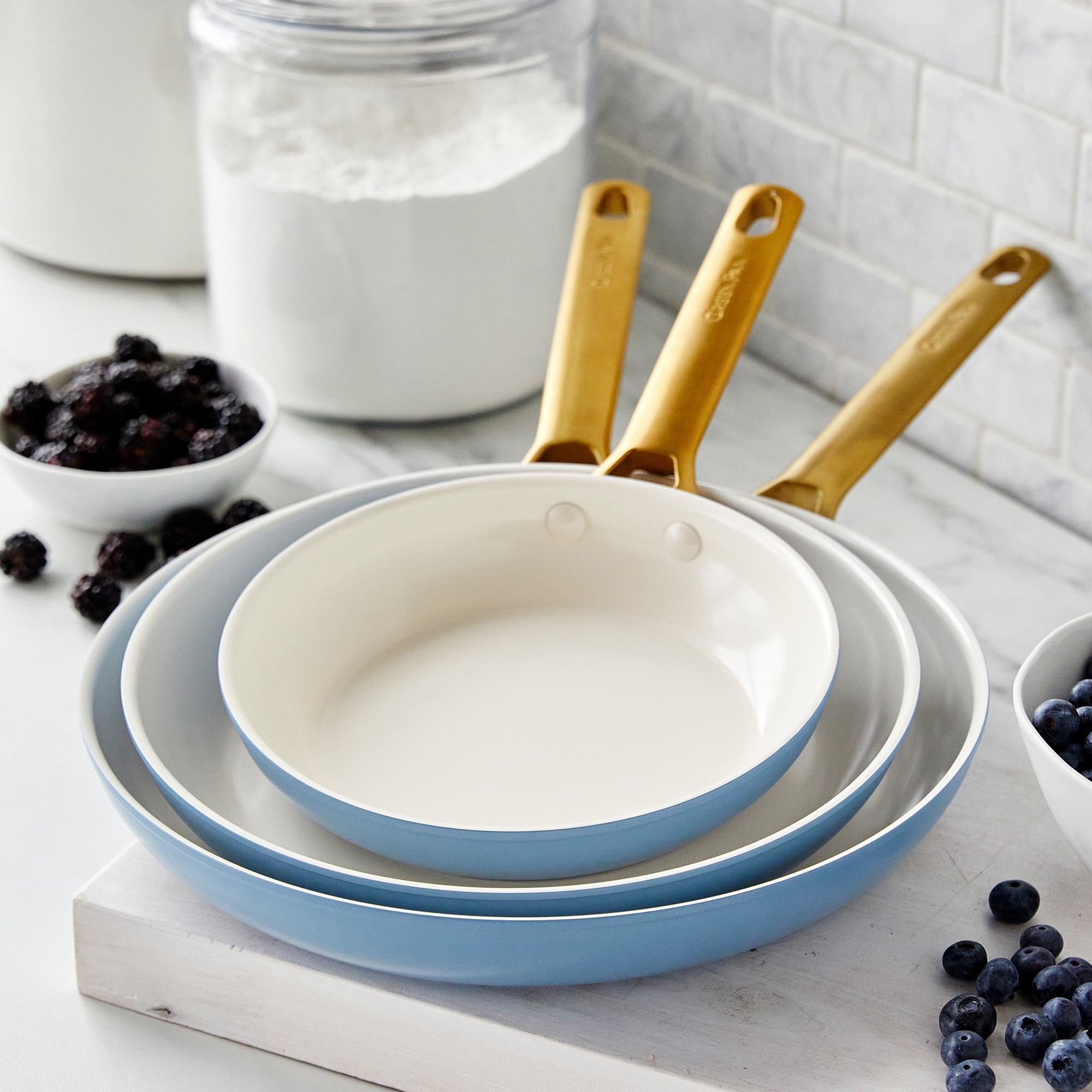 GreenPan™ Reserve Ceramic Nonstick Fry Pans, Set of 3