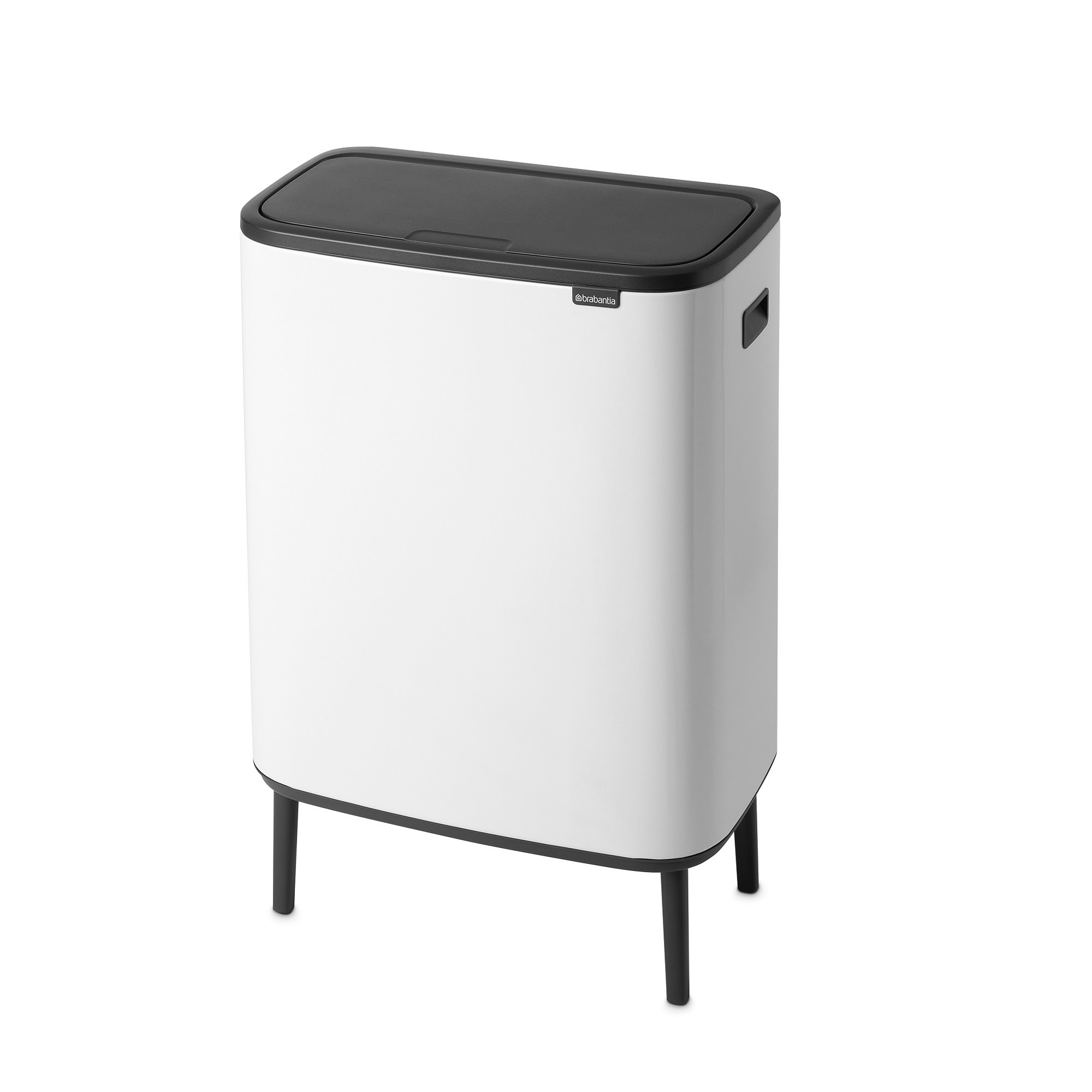 Brabantia Bo Touch Top Hi Single Compartment Trash Can, 16-Gallon