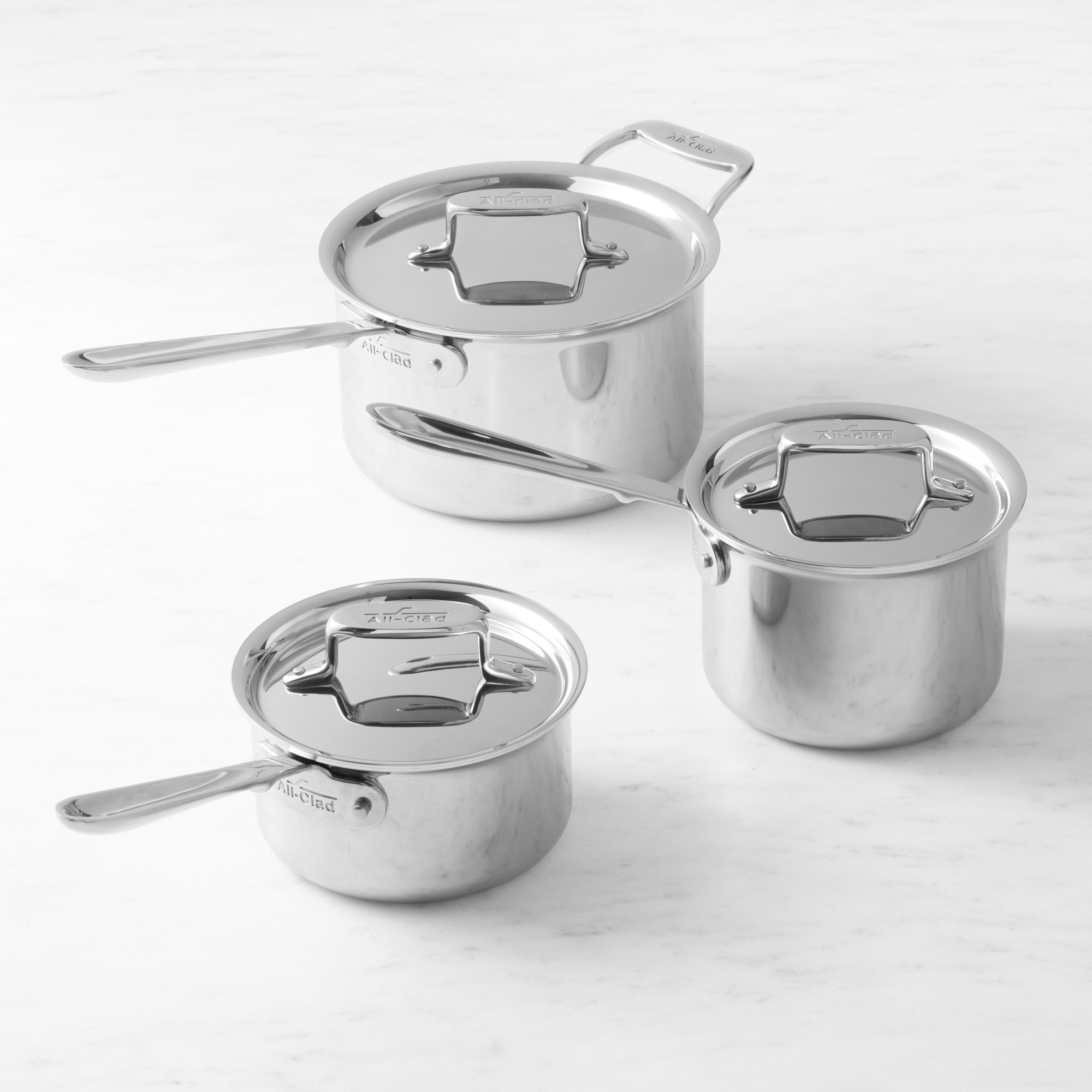 All-Clad D5® Stainless-Steel Saucepan