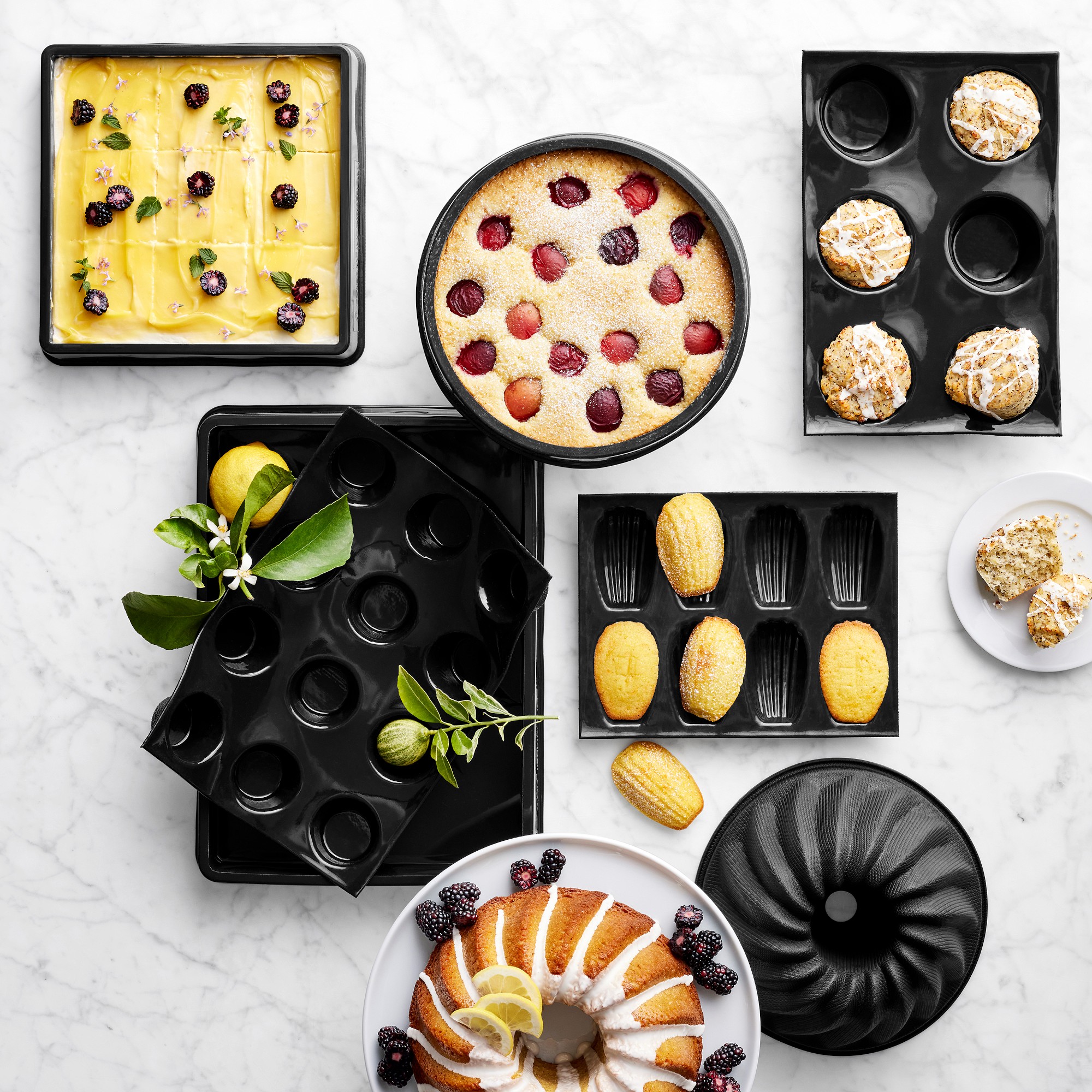 Flexipan® Nonstick Silicone Square Cake Mold, 9