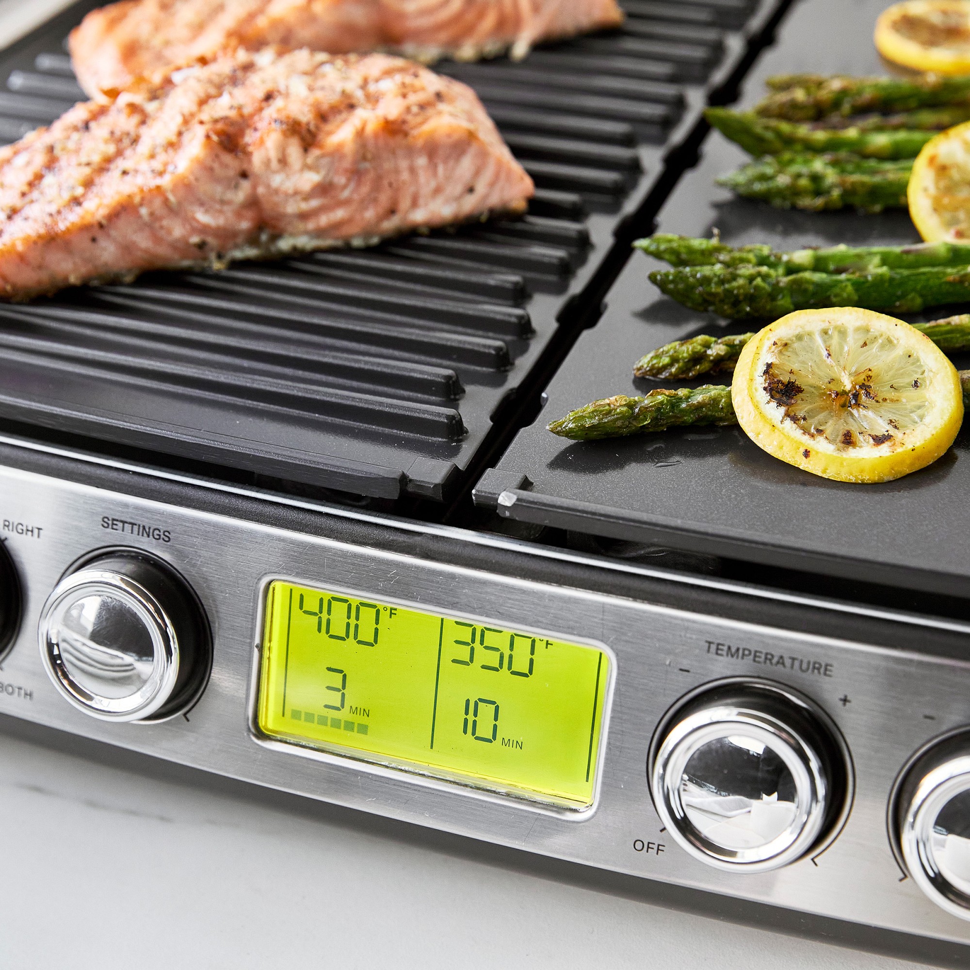 GreenPan™ Premiere Smoke-Less Grill & Griddle with Ceramic Nonstick Coating