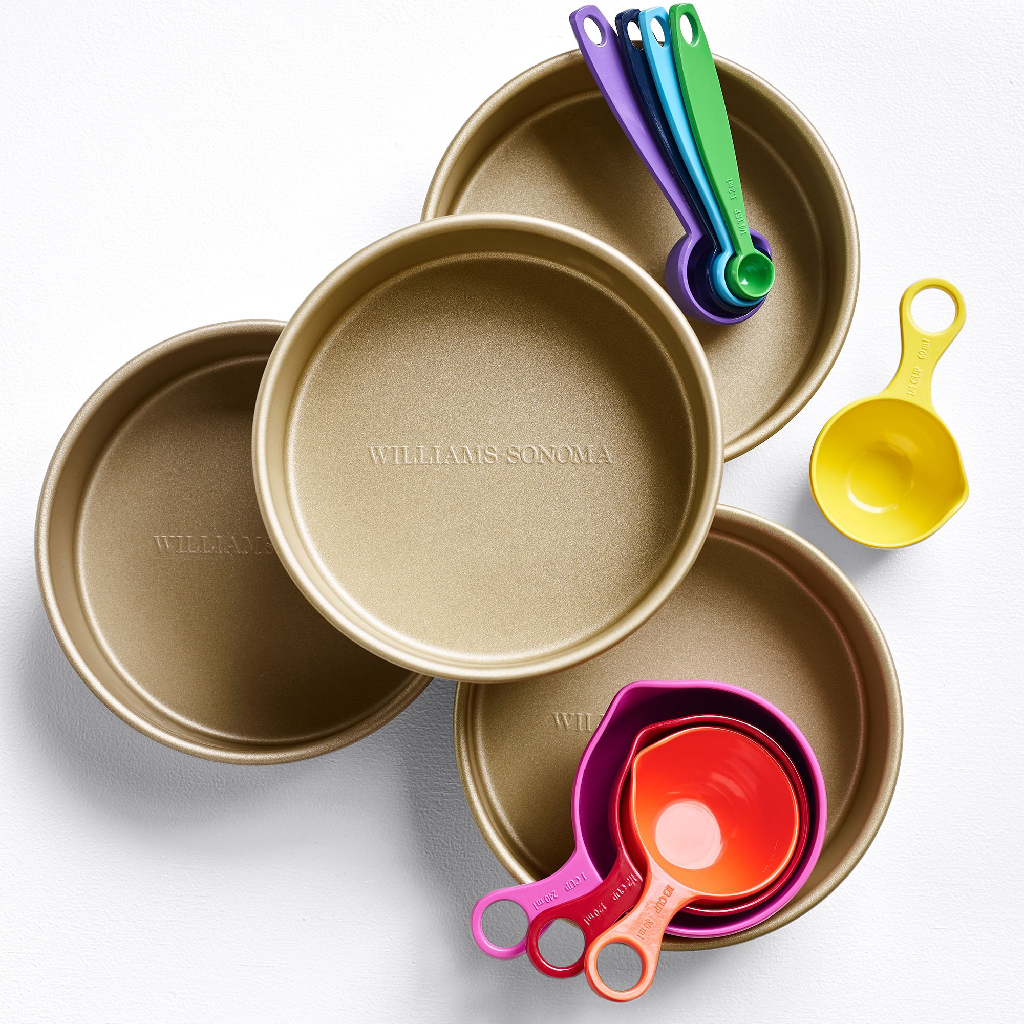 Flour Shop Rainbow Measuring Cups and Spoons