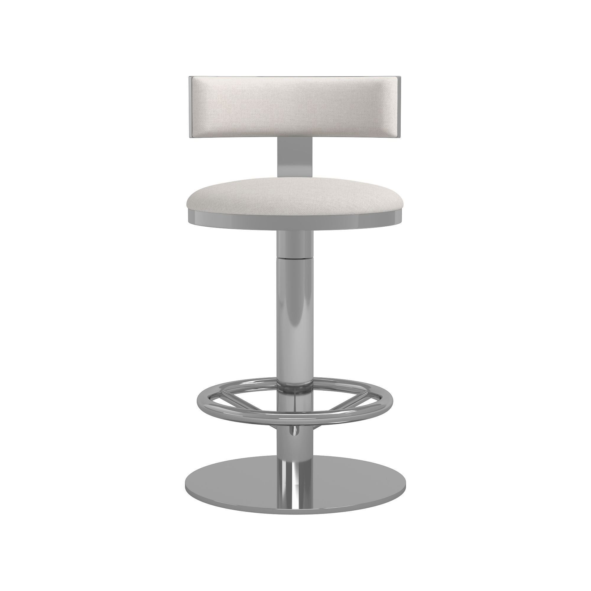 Larkin Upholstered Pedestal Counter & Bar Stool