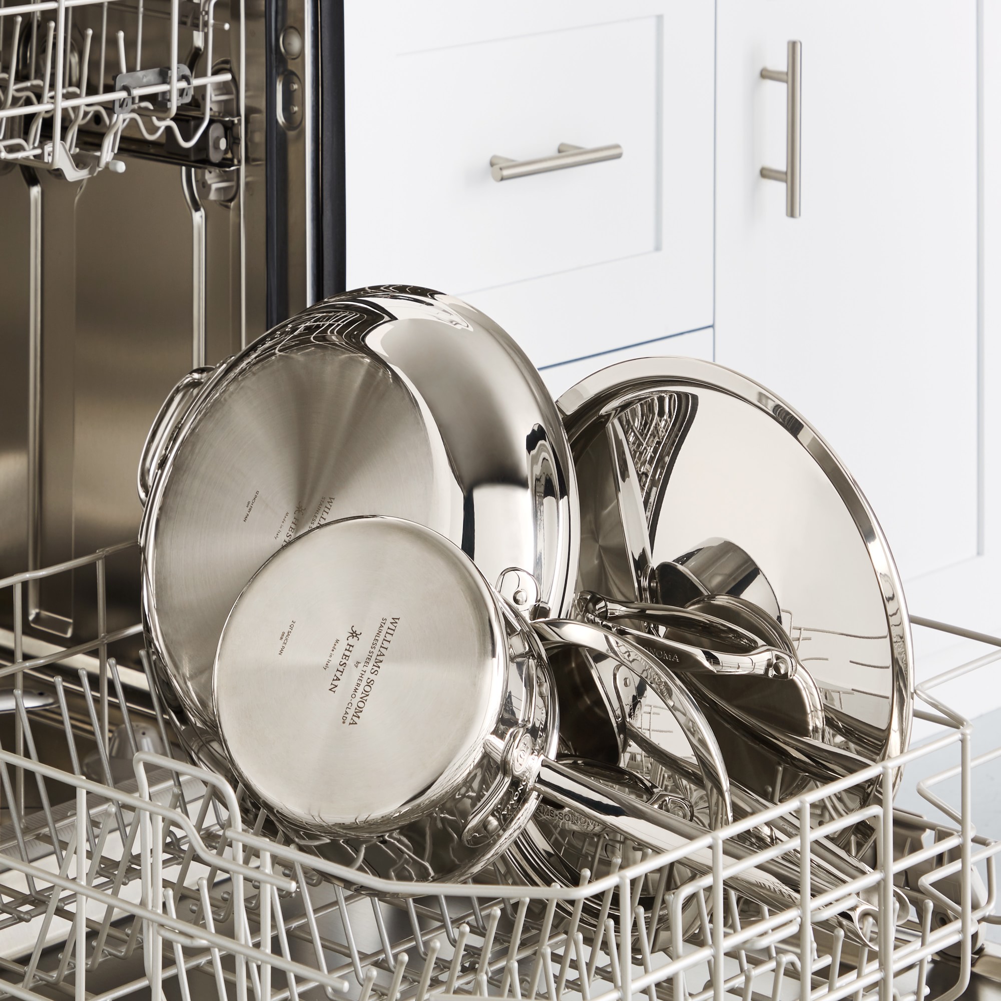 Williams Sonoma Signature Thermo-Clad™ Stainless-Steel 10-Piece Cookware Set