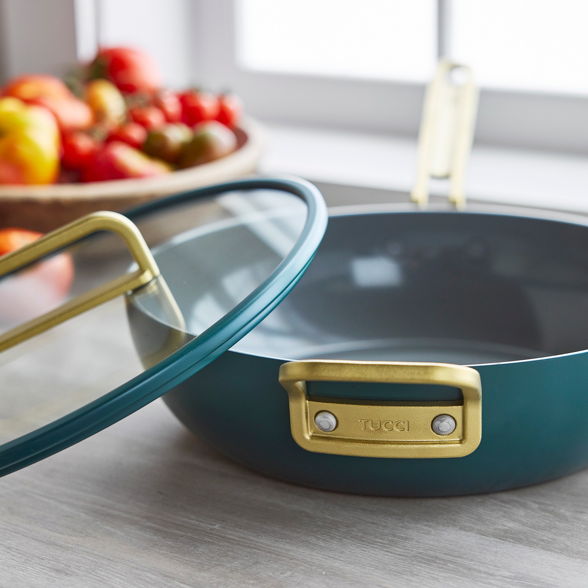 GreenPan™ Stanley Tucci™ Ceramic Nonstick Junior Essential Stanley Pan, 4 1/2-Qt.