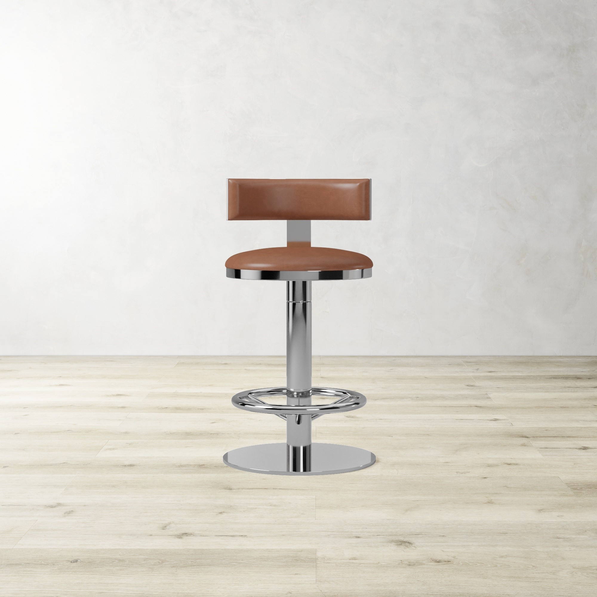 Larkin Upholstered Pedestal Counter & Bar Stool