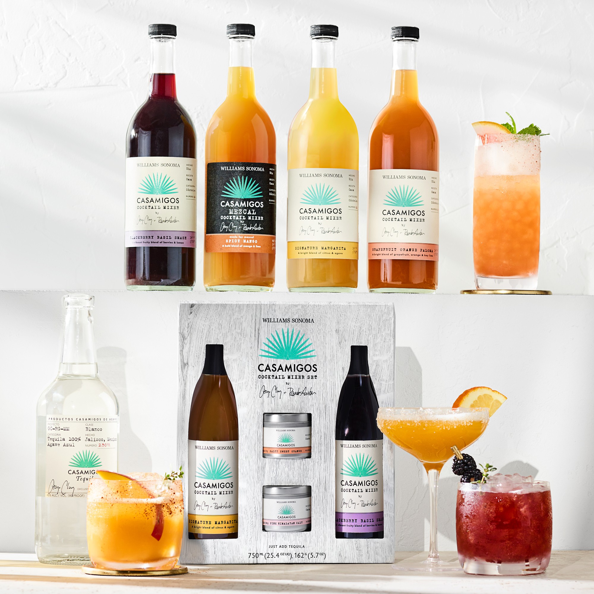 Casamigos x Williams Sonoma Mezcal Cocktail Mix, Spicy Mango