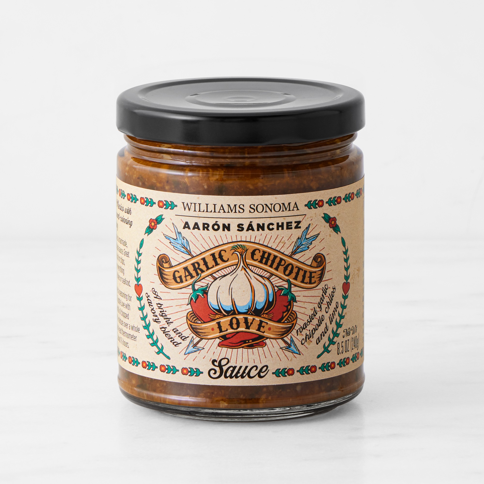 Aarón Sánchez x Williams Sonoma Garlic Chipotle Love Sauce