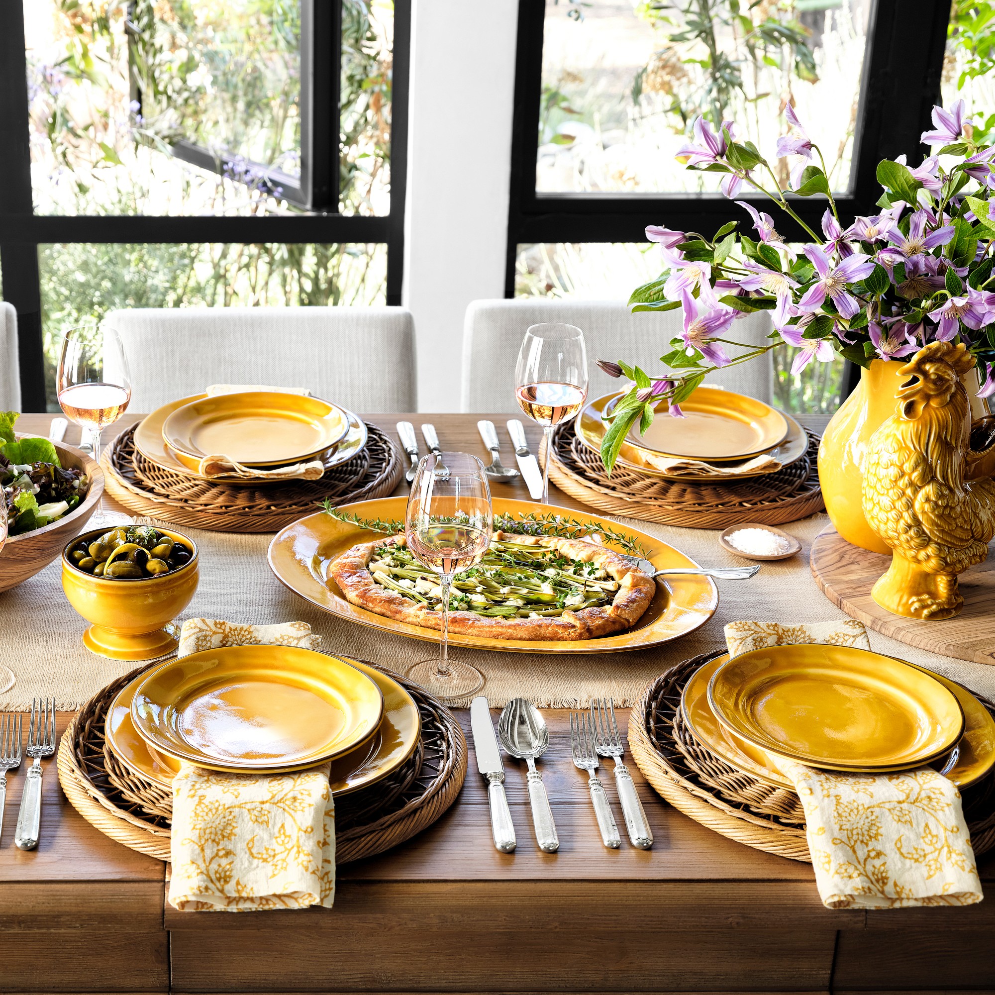 Provençal Rooster Pitcher