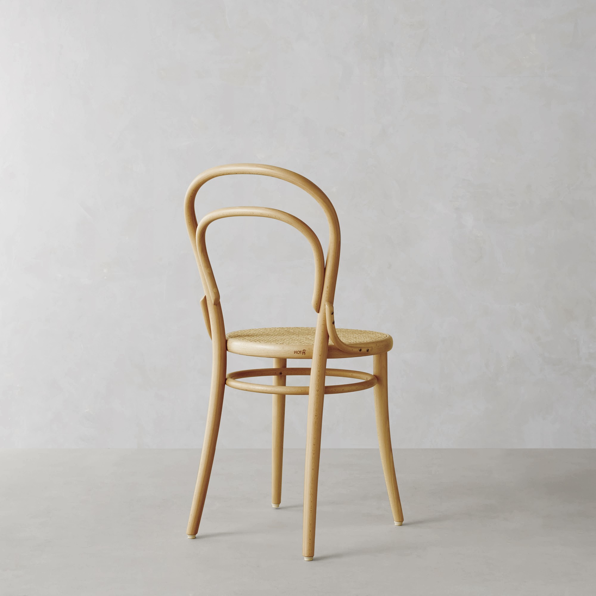 Ton 14 Caned Dining Side Chair