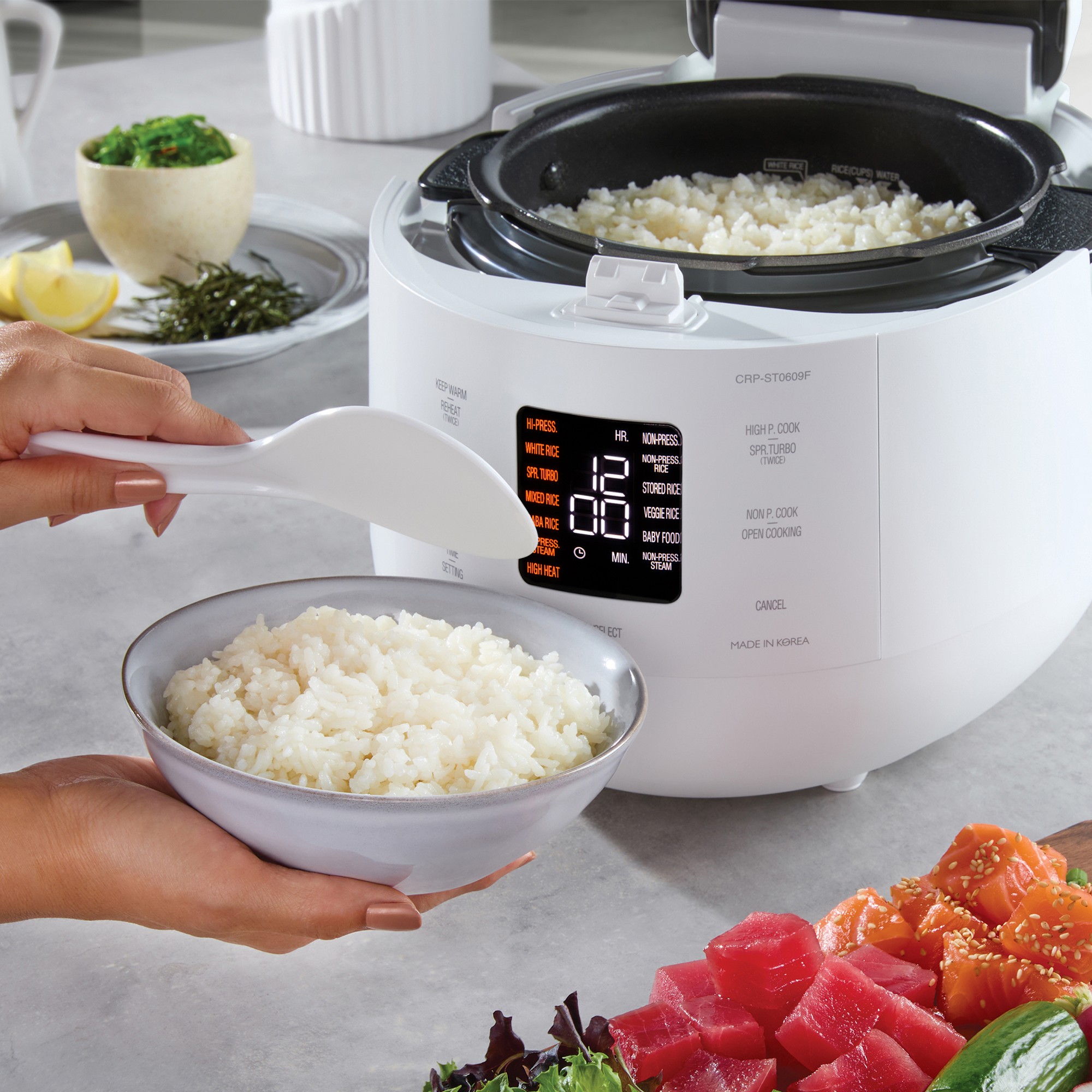 Cuckoo Heating Pressure Twin Pressure Rice Cooker, 6-Cup