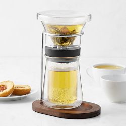 Williams Sonoma Glass Steep & Serve Tea Set