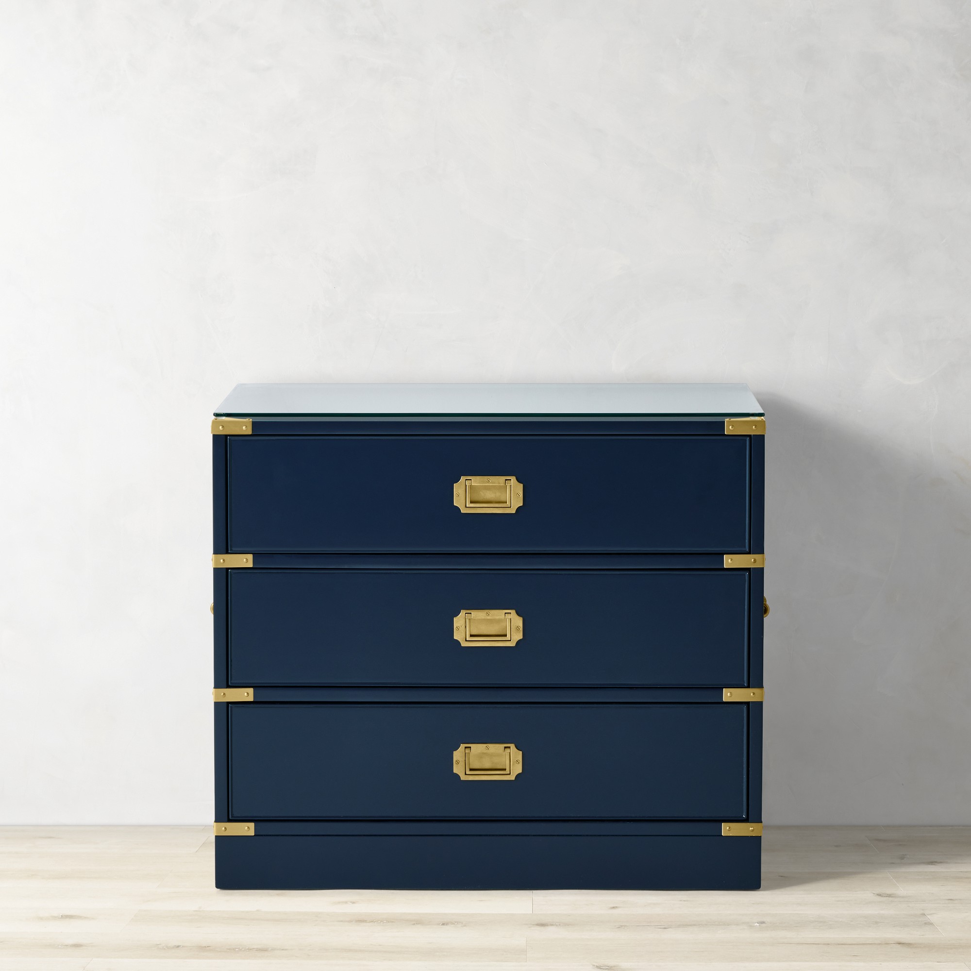 Campaign 3-Drawer Nightstand (30