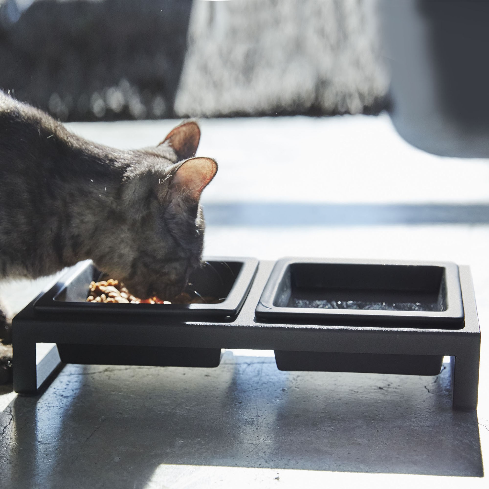 Yamazaki Home Tower Pet Food Bowl