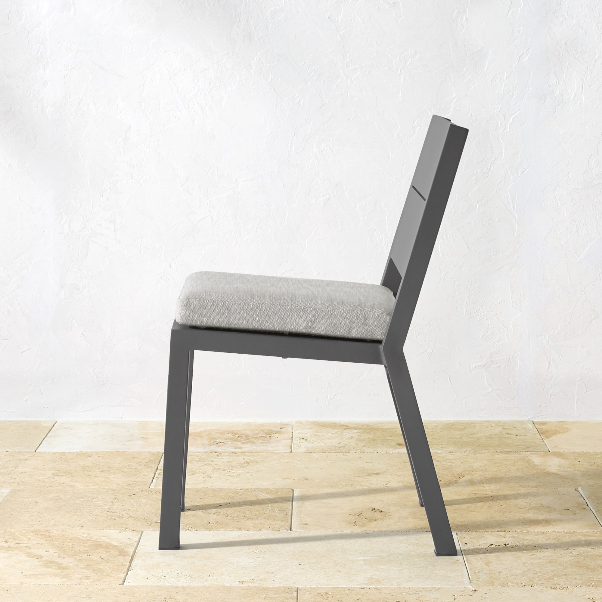 Larnaca Metal Stacking Dining Chair