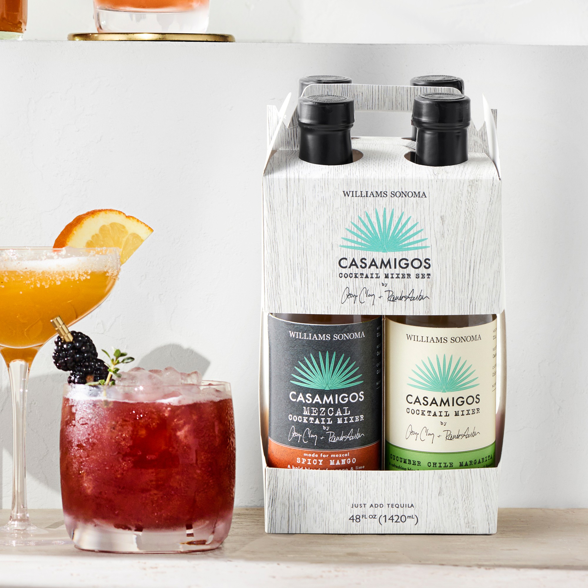 Casamigos x Williams Sonoma Margarita Caddy Gift Set